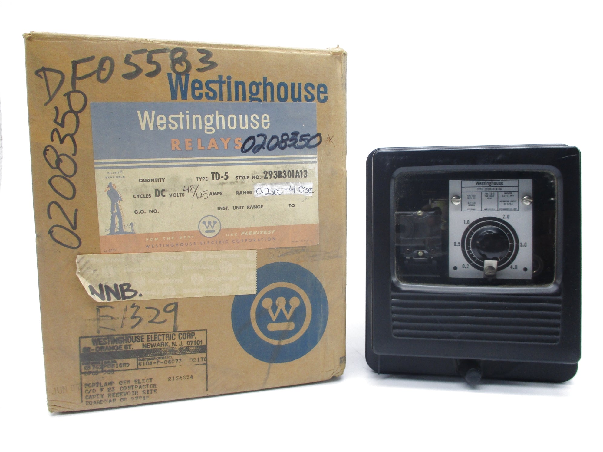 WESTINGHOUSE 293B301A13 2A 125V NSMP