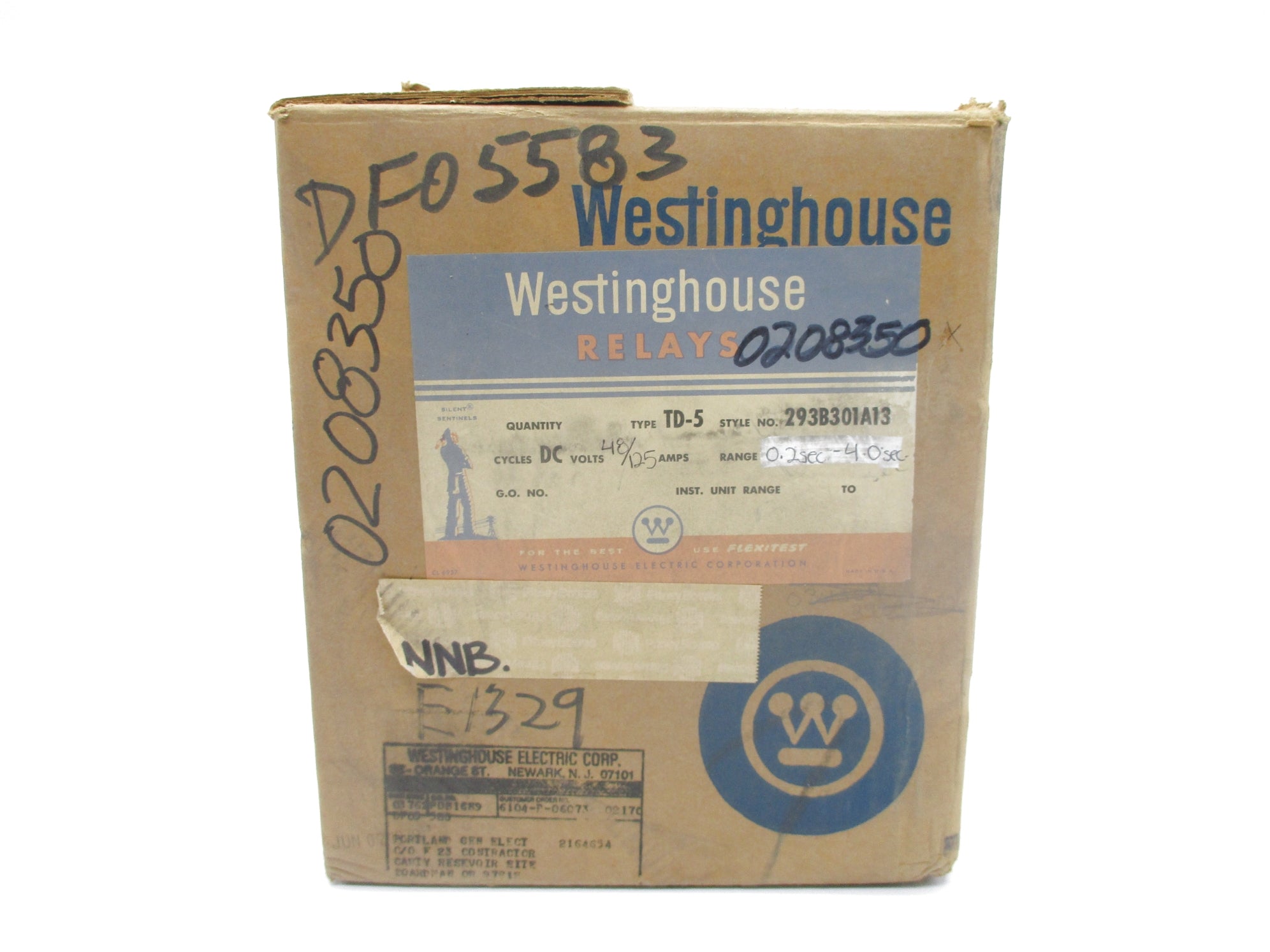 WESTINGHOUSE 293B301A13 2A 125V NSMP