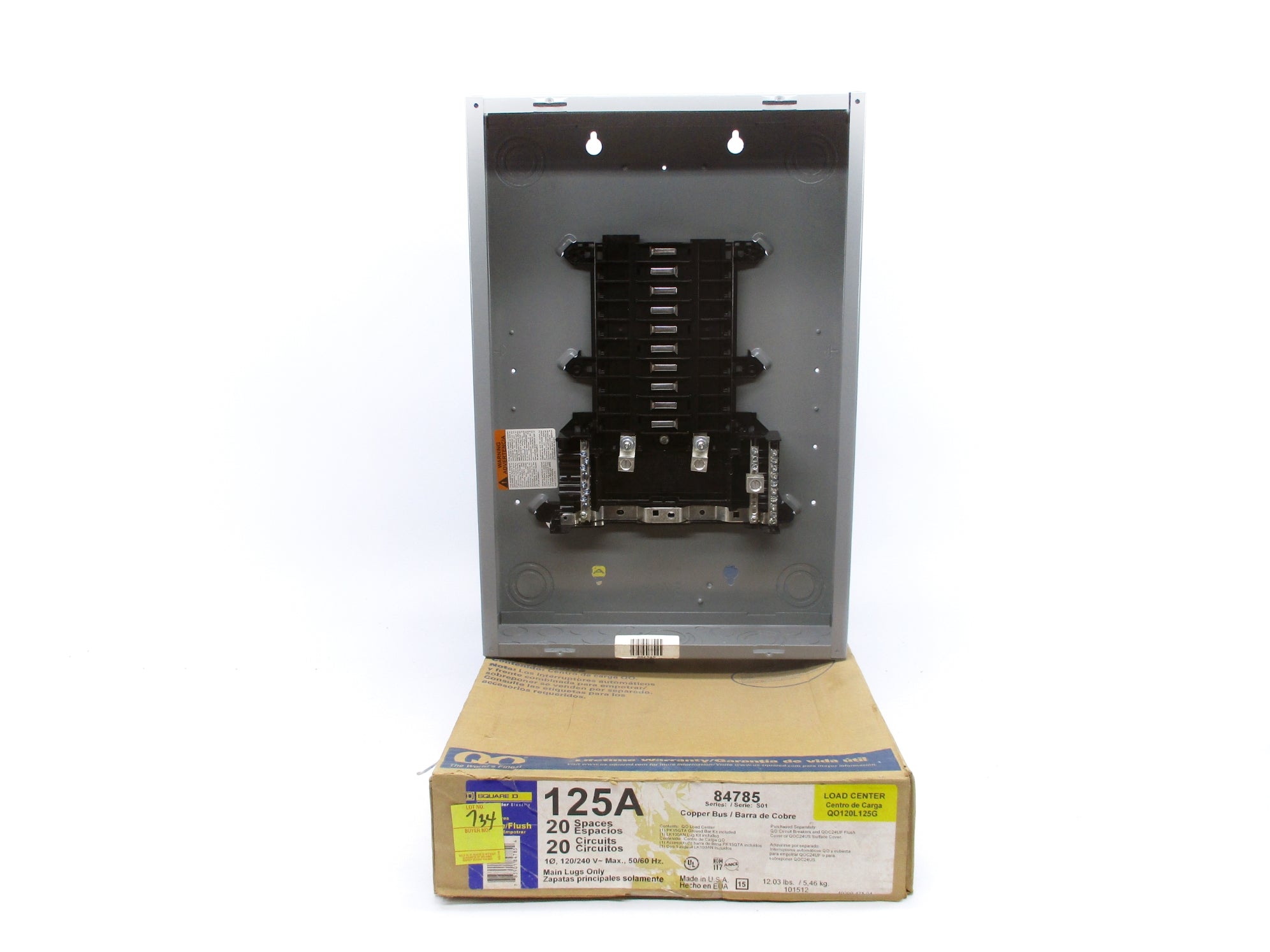 SQUARE D QO120L125G SER. S01 NSMP