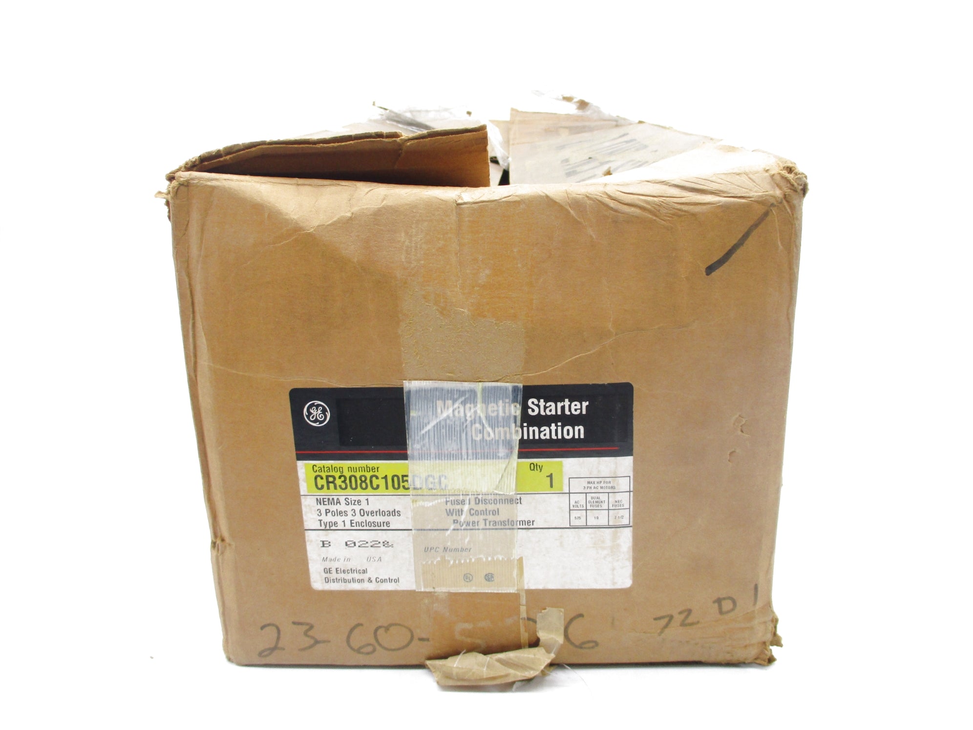 GENERAL ELECTRIC CR308C105DGC NSMP