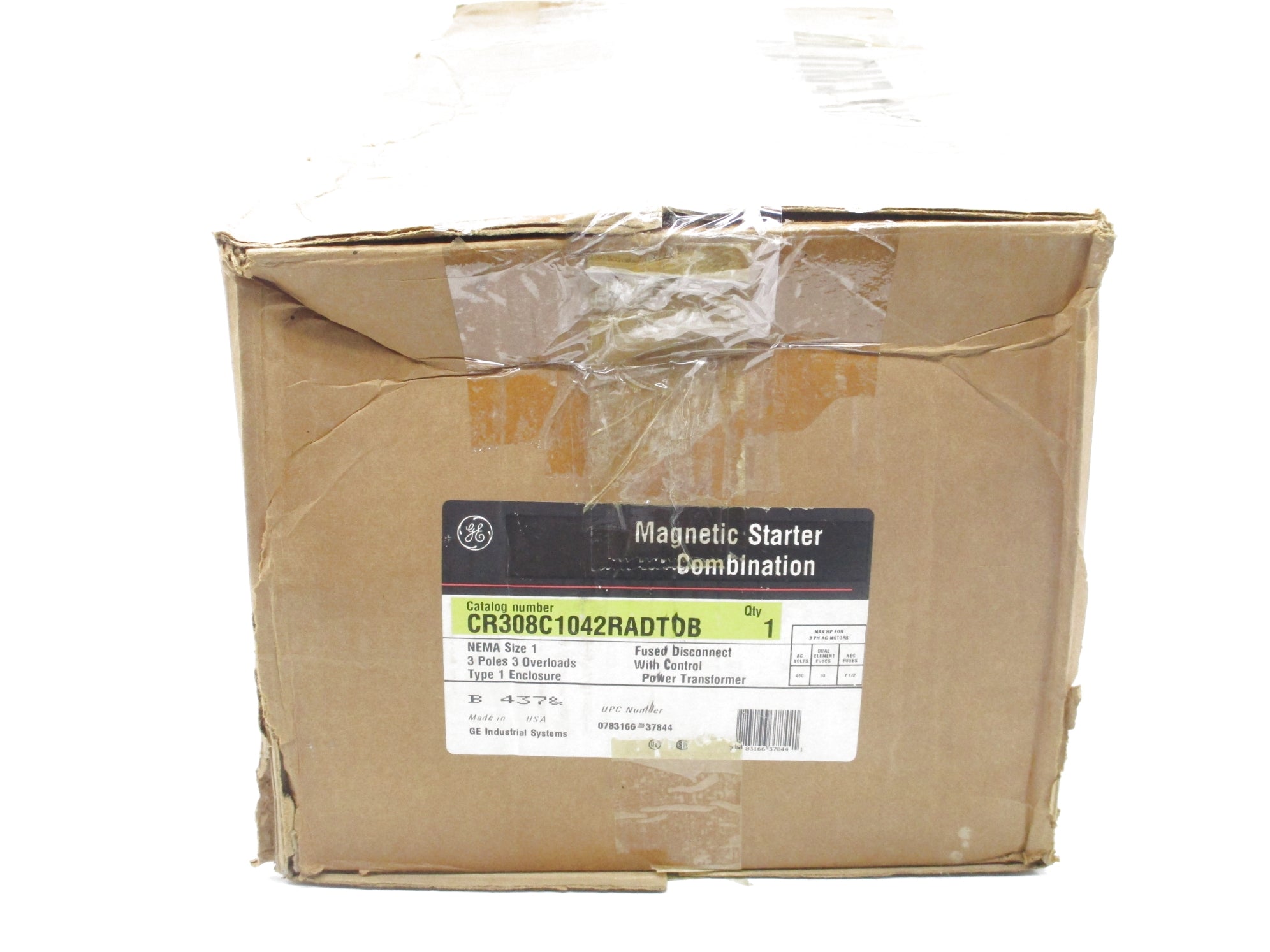 GENERAL ELECTRIC CR308C104RADT0B NSMP