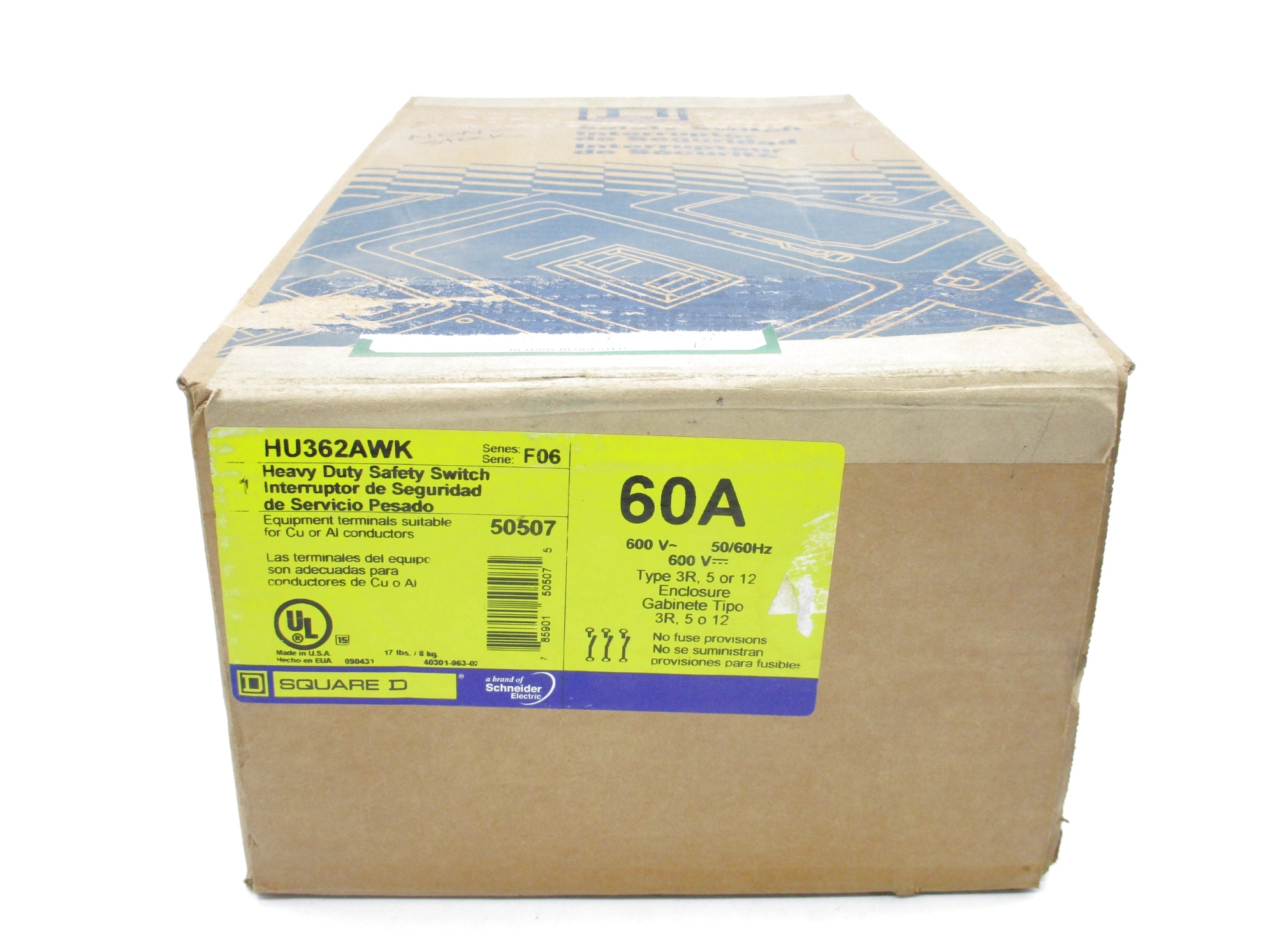 SQUARE D HU362AWK SER. F06 NSFS