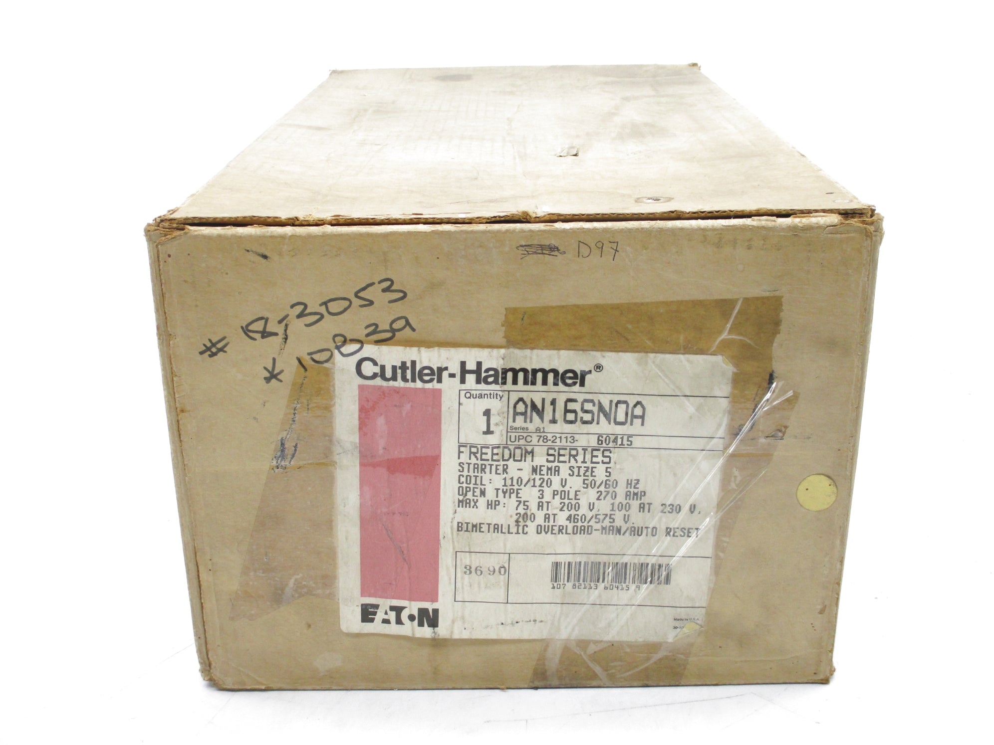 CUTLER HAMMER AN16SNOA SER. A1 NSMP