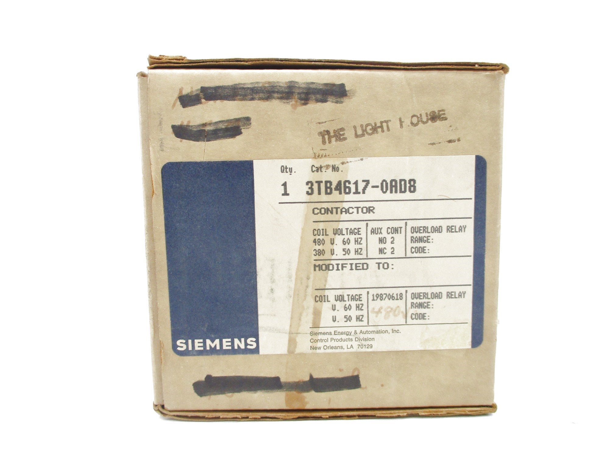 SIEMENS 3TB4617-0AD8 480V NSMP