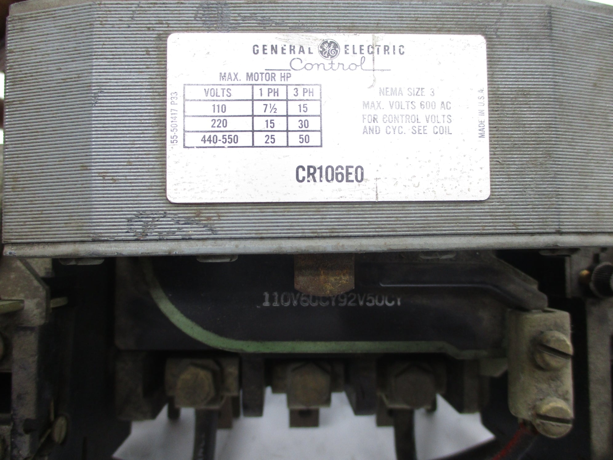 GENERAL ELECTRIC CR106E0 NSNP