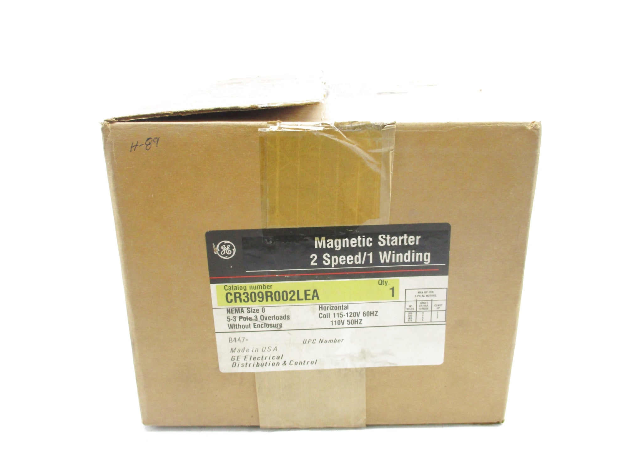 GENERAL ELECTRIC CR309R002LEA NSMP