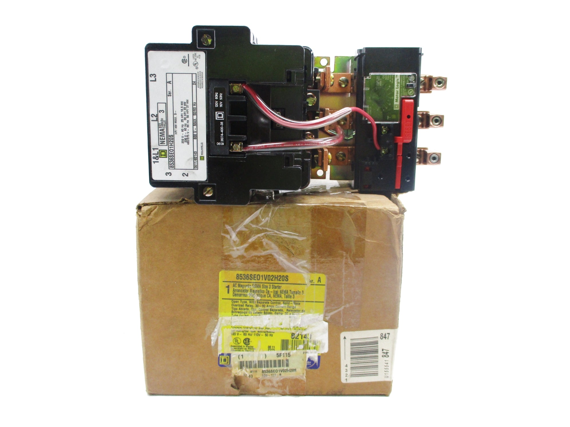 SQUARE D 8536SEO1V02H20S SER. A NSMP