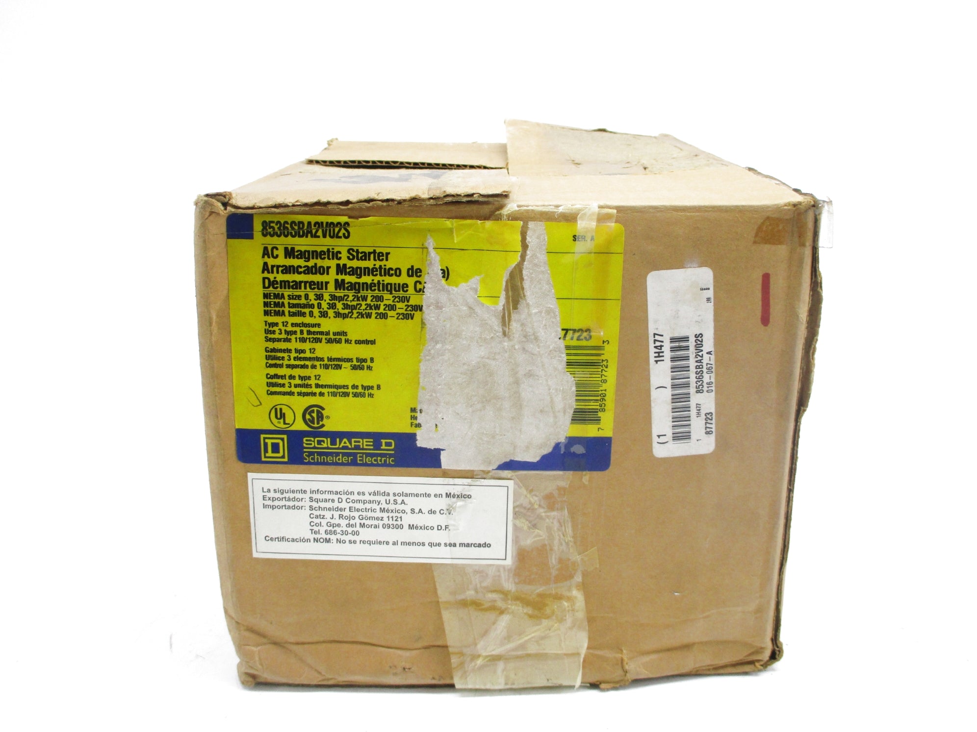 SQUARE D 8536SBA2V02S SER. A NSMP