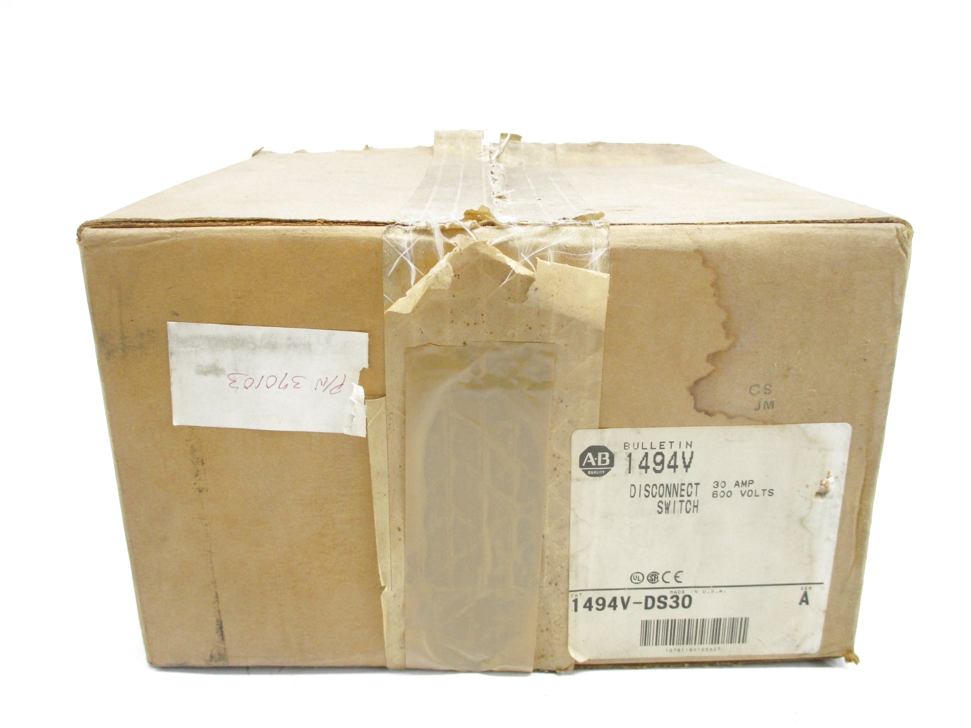 ALLEN BRADLEY 1494V-DS30 SER. A 600VAC 30A (BR/WH) NSMP