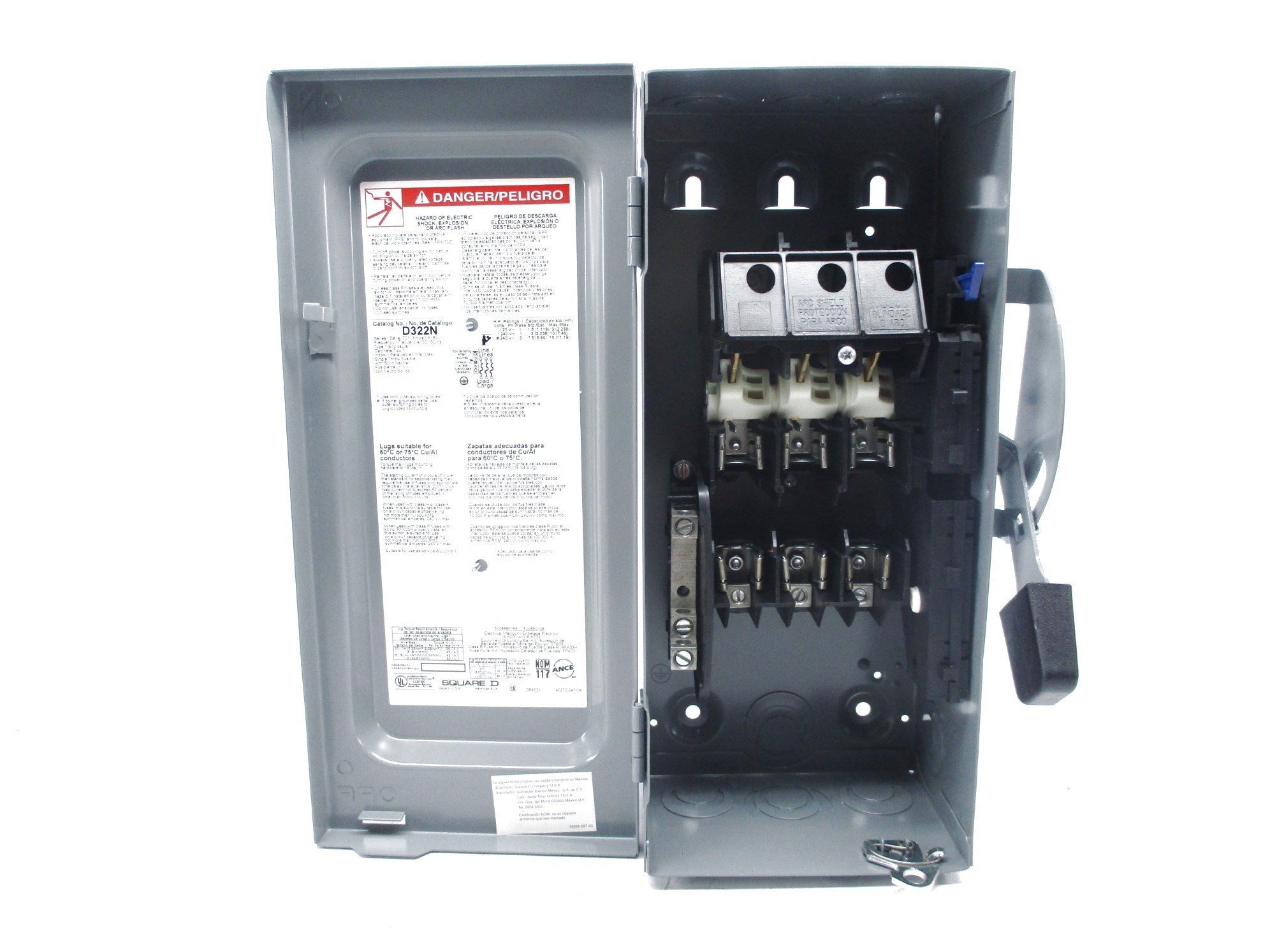 SQUARE D D322N SER. F01 240VAC 60A NSMP