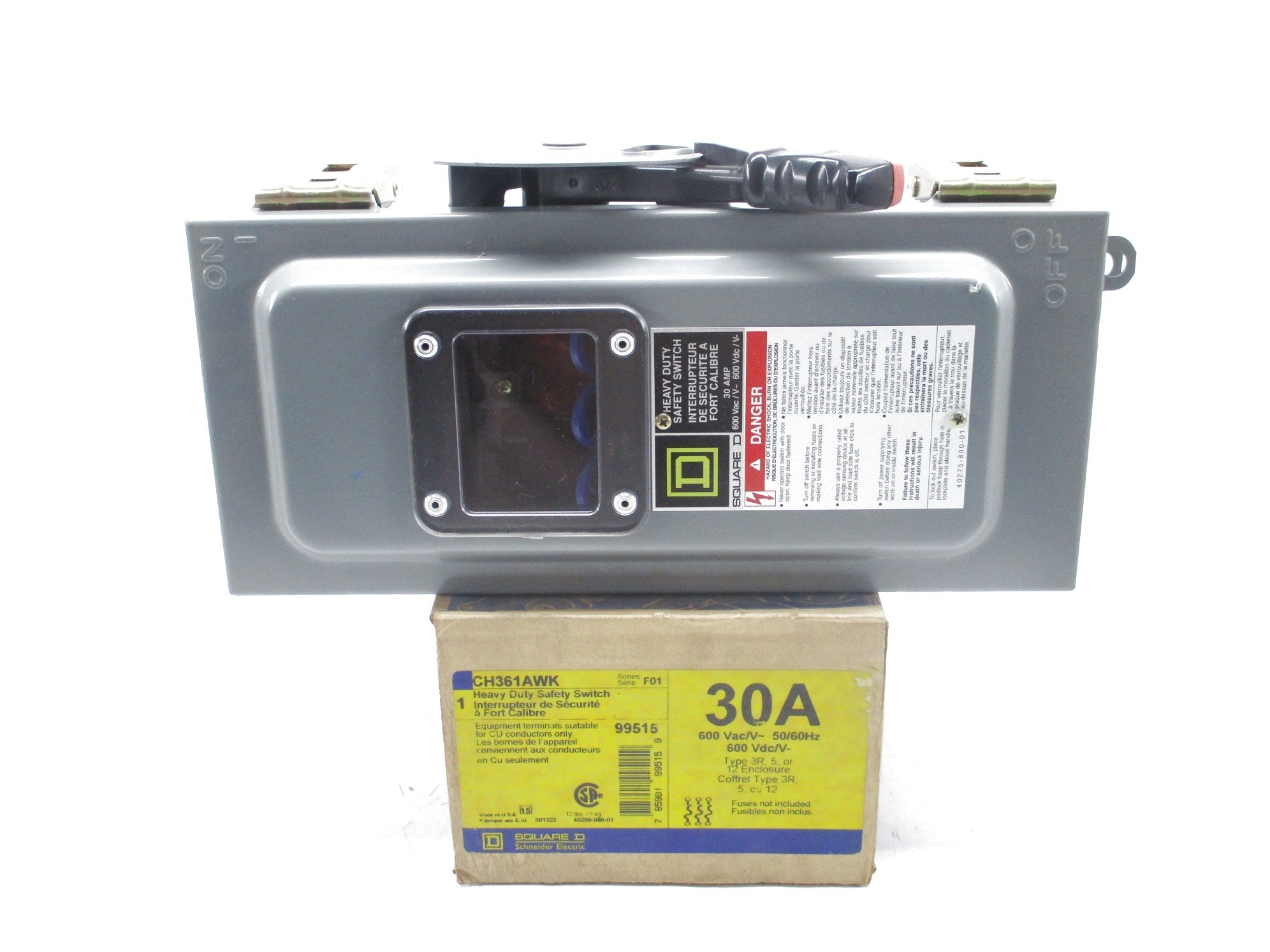 SQUARE D CH361AWK SER. F01 NSMP