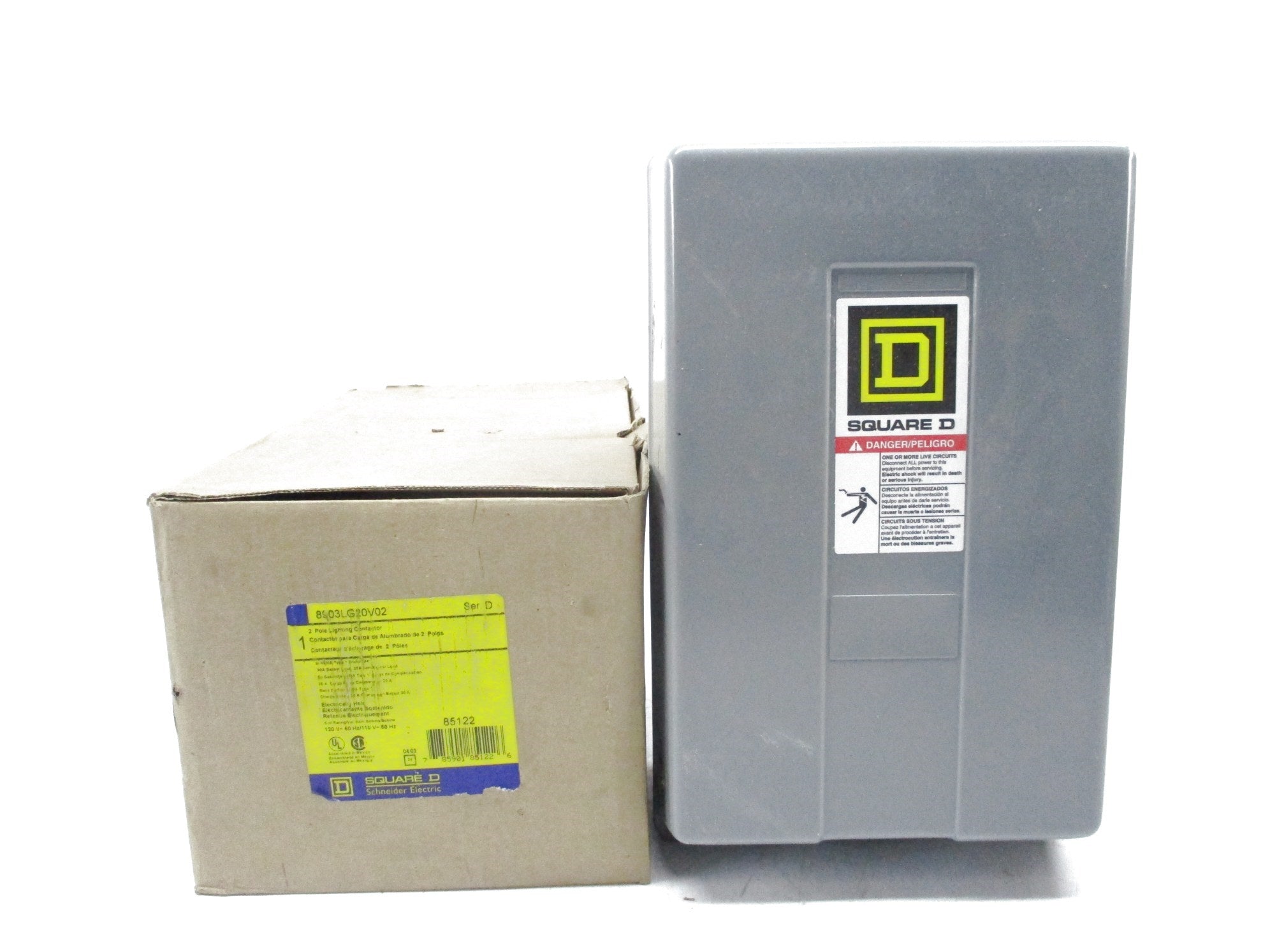 SQUARE D 8903LG20V02 SER. D 120V NSMP