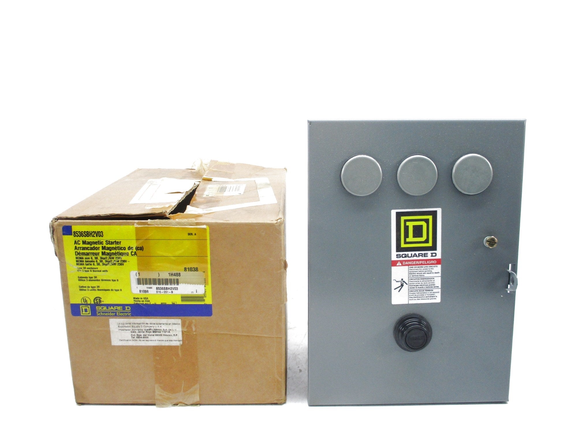 SQUARE D 8536SBH2V03 SER. A NSMP