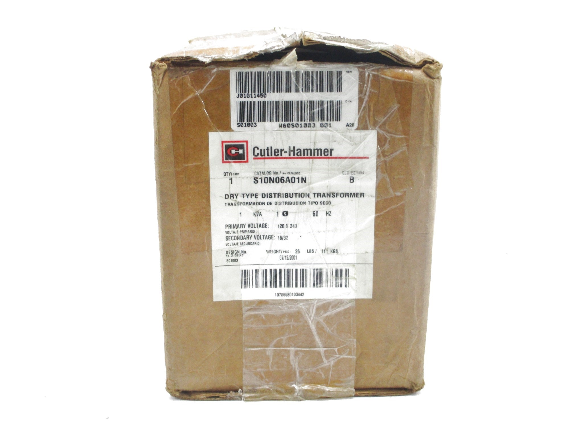 CUTLER HAMMER S10N06A01N SER. B NSMP