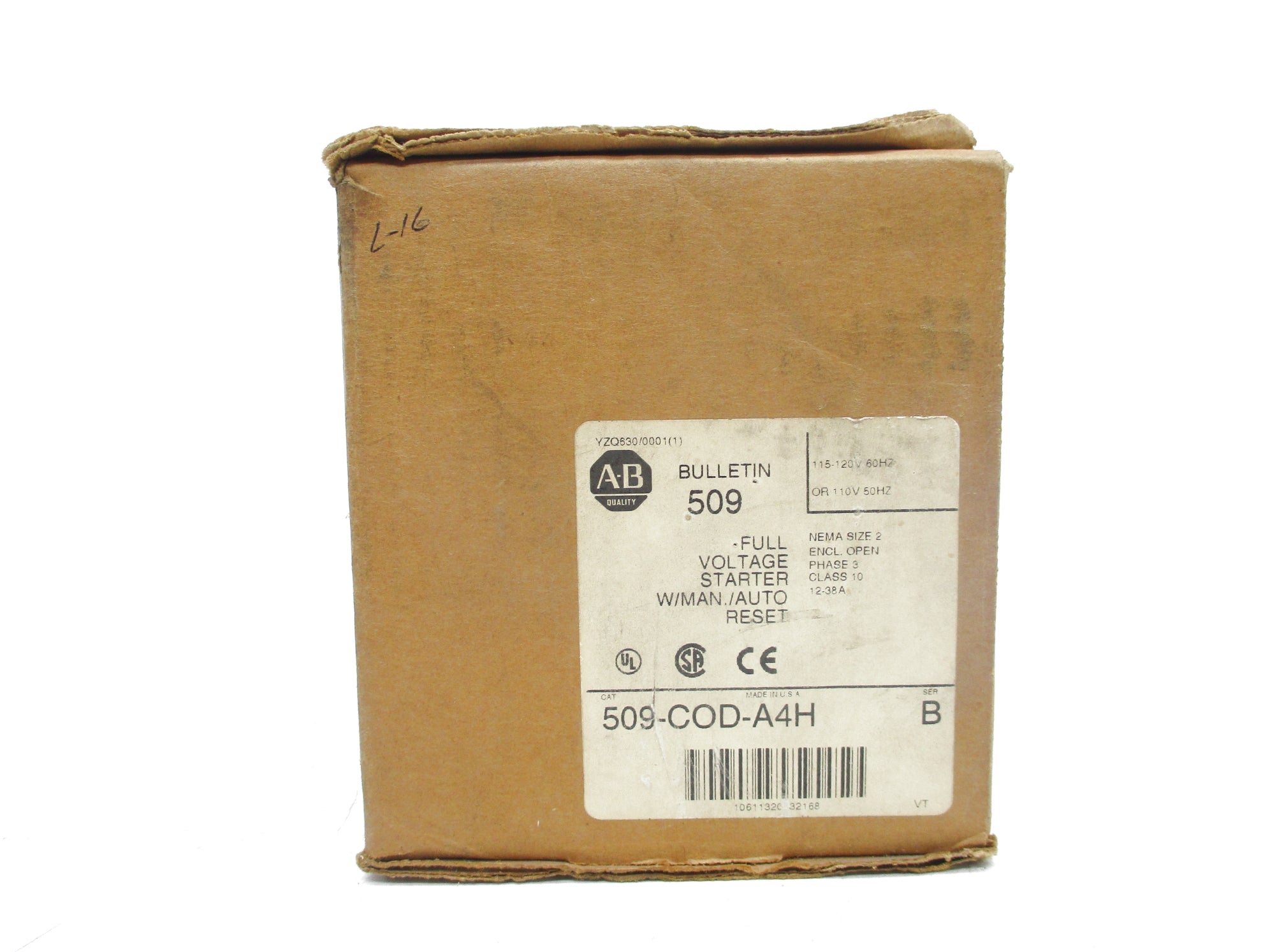 ALLEN BRADLEY 509-COD-A4H SER. B (BR/WH) NSMP