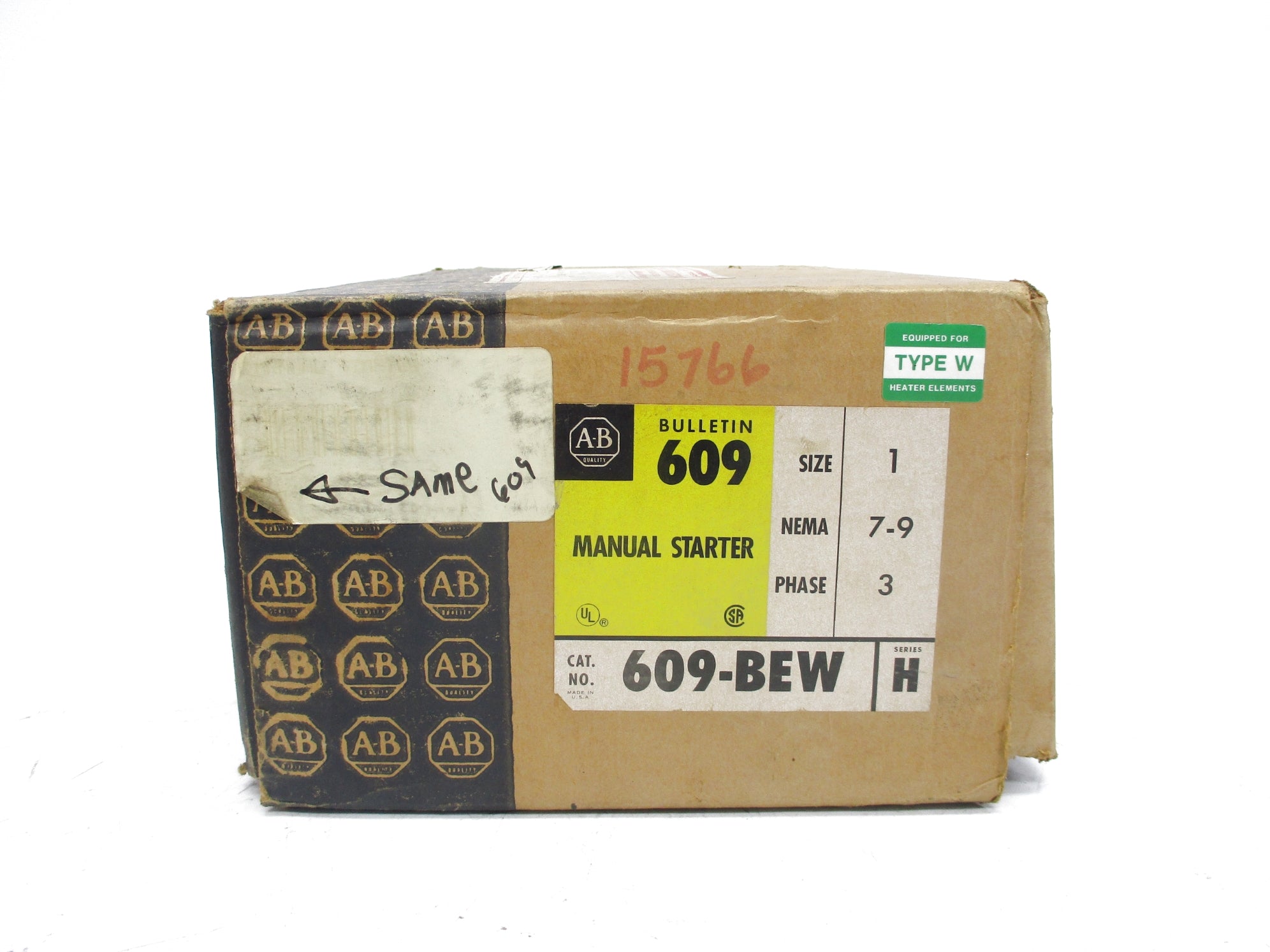 ALLEN BRADLEY 609-BEW SER. H (BR/YL) NSMP