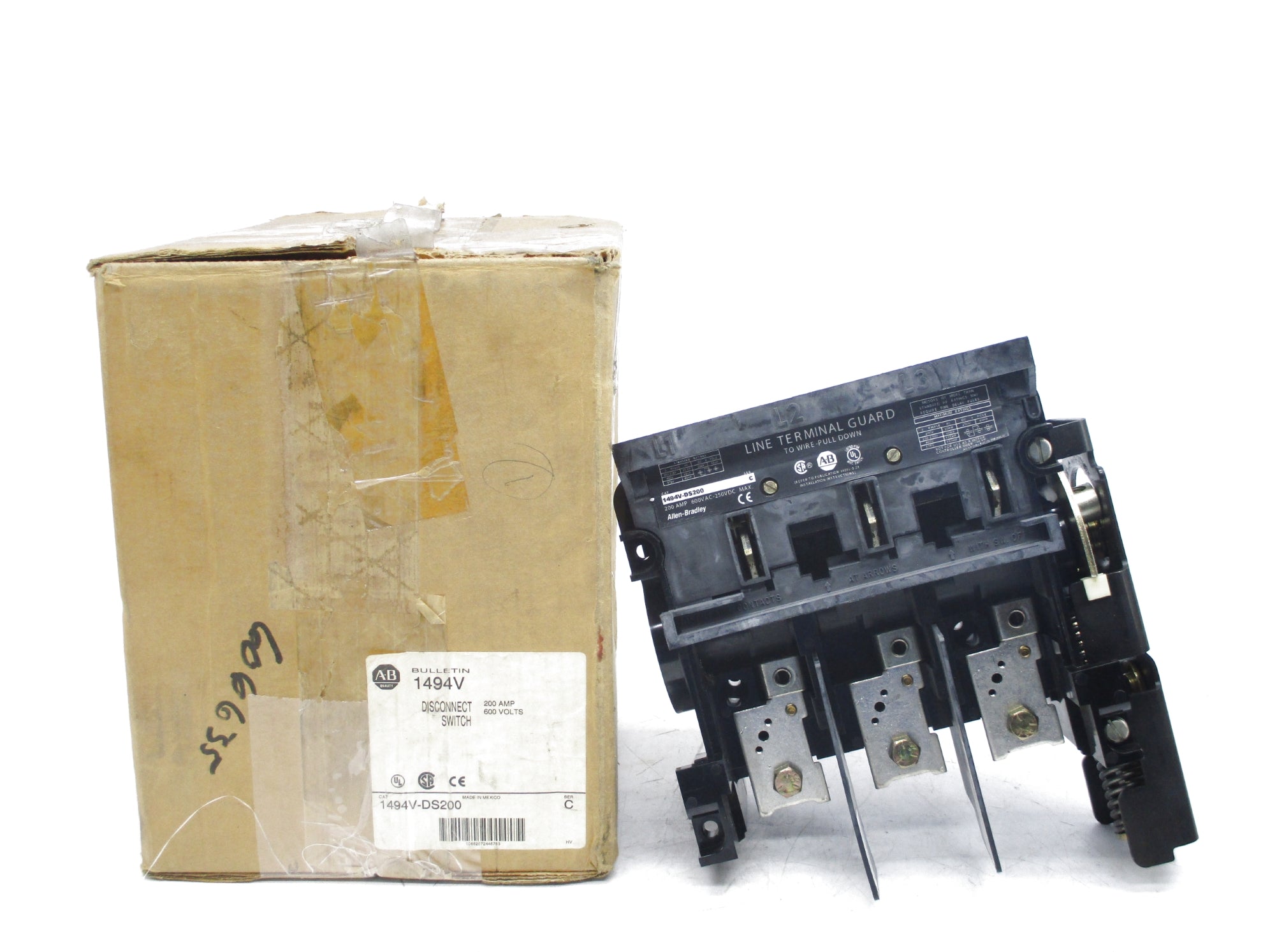 ALLEN BRADLEY 1494V-DS200 SER. C (BR/WH) NSMP