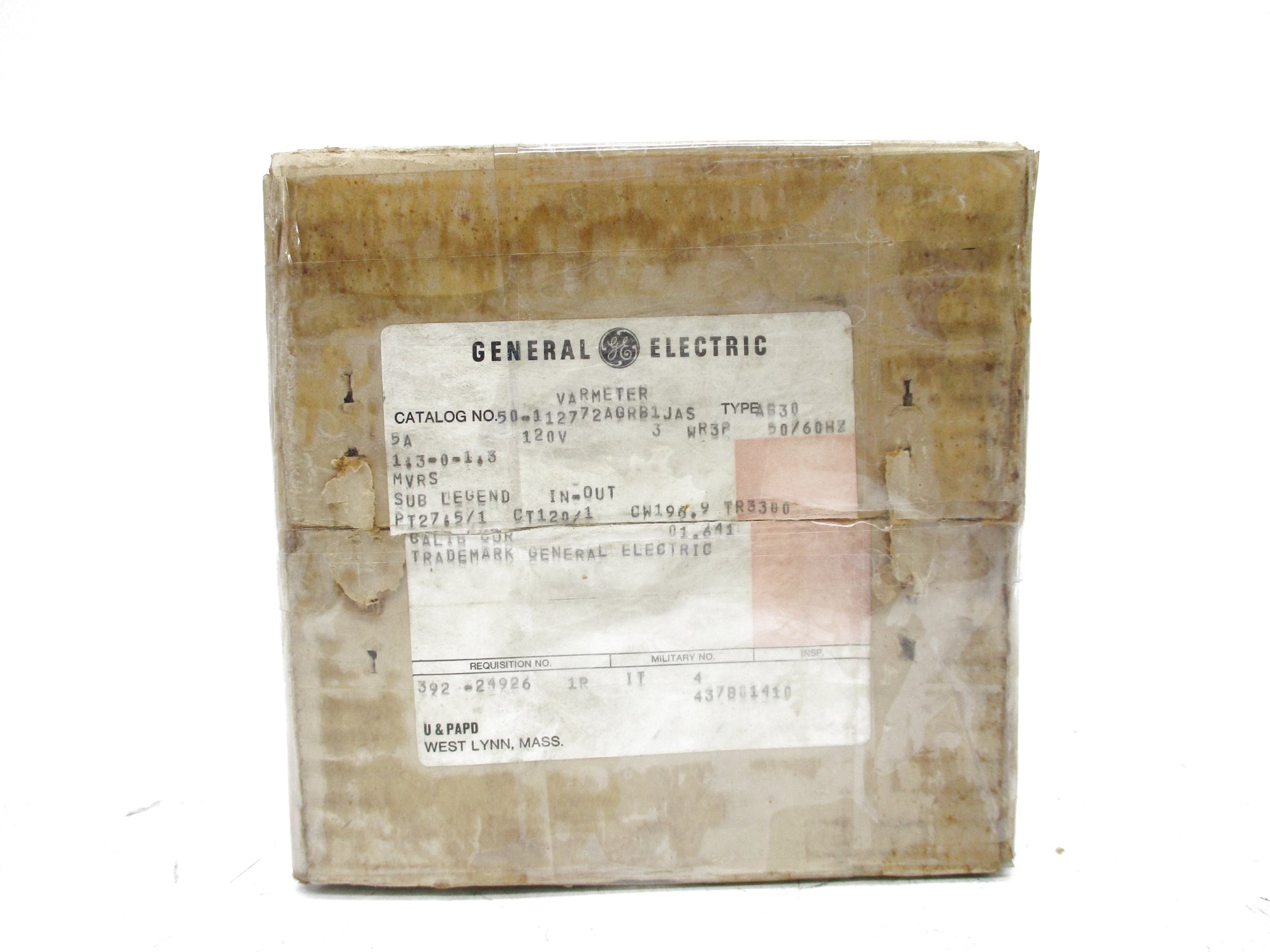 GENERAL ELECTRIC 50-112772AGRB1JAS 0-1.3 NSMP