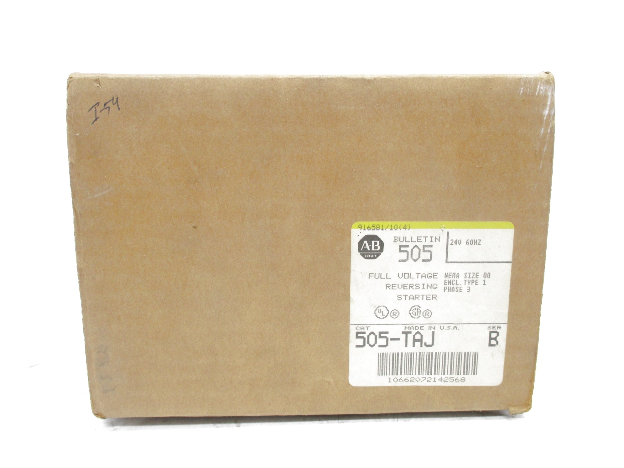 ALLEN BRADLEY 505-TAJ SER. B (BR/YL) NSMP