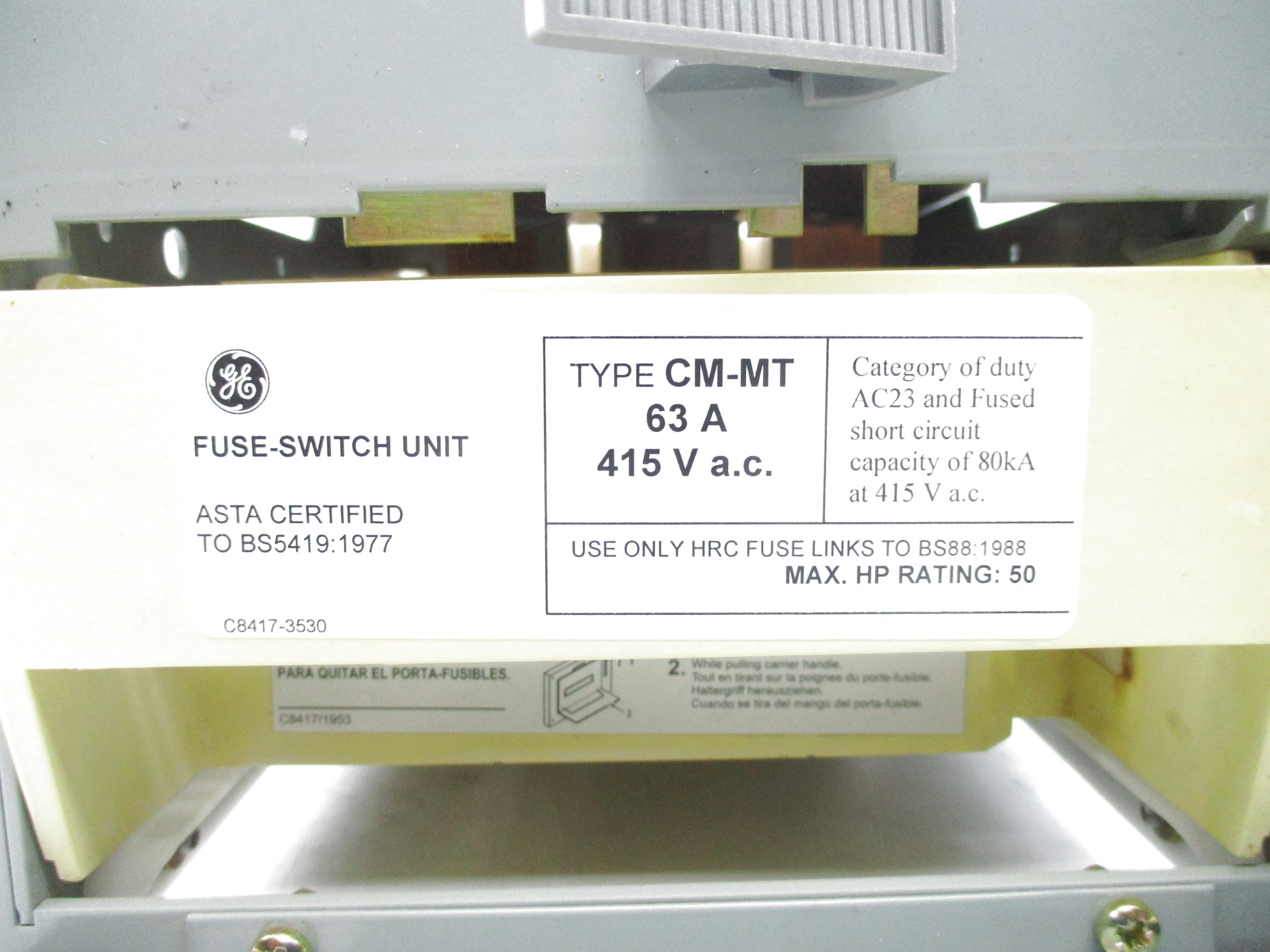 GENERAL ELECTRIC CM-MT NSNP