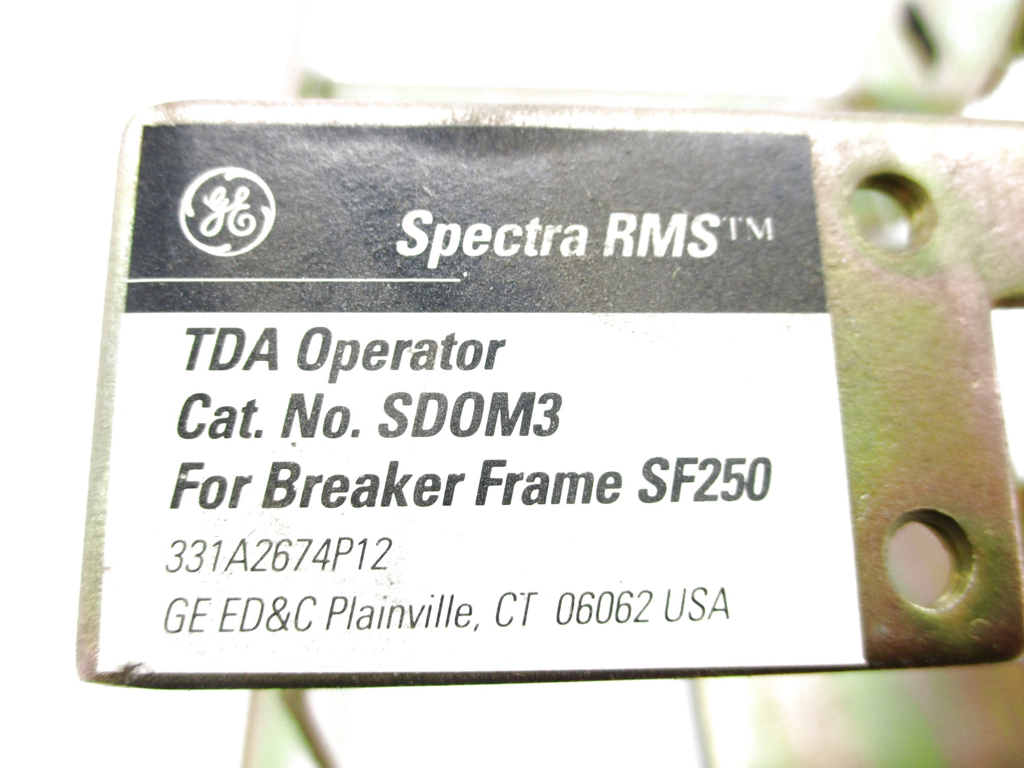 GENERAL ELECTRIC SDOM3 NSNP