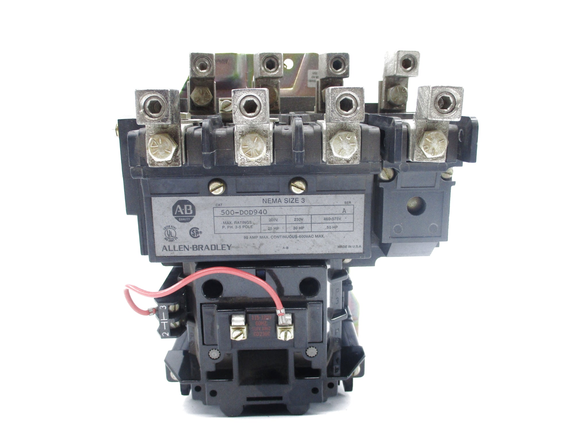 INDUSTRIAL SPARE PART 500-DOD940 SER. A 120V NSNP