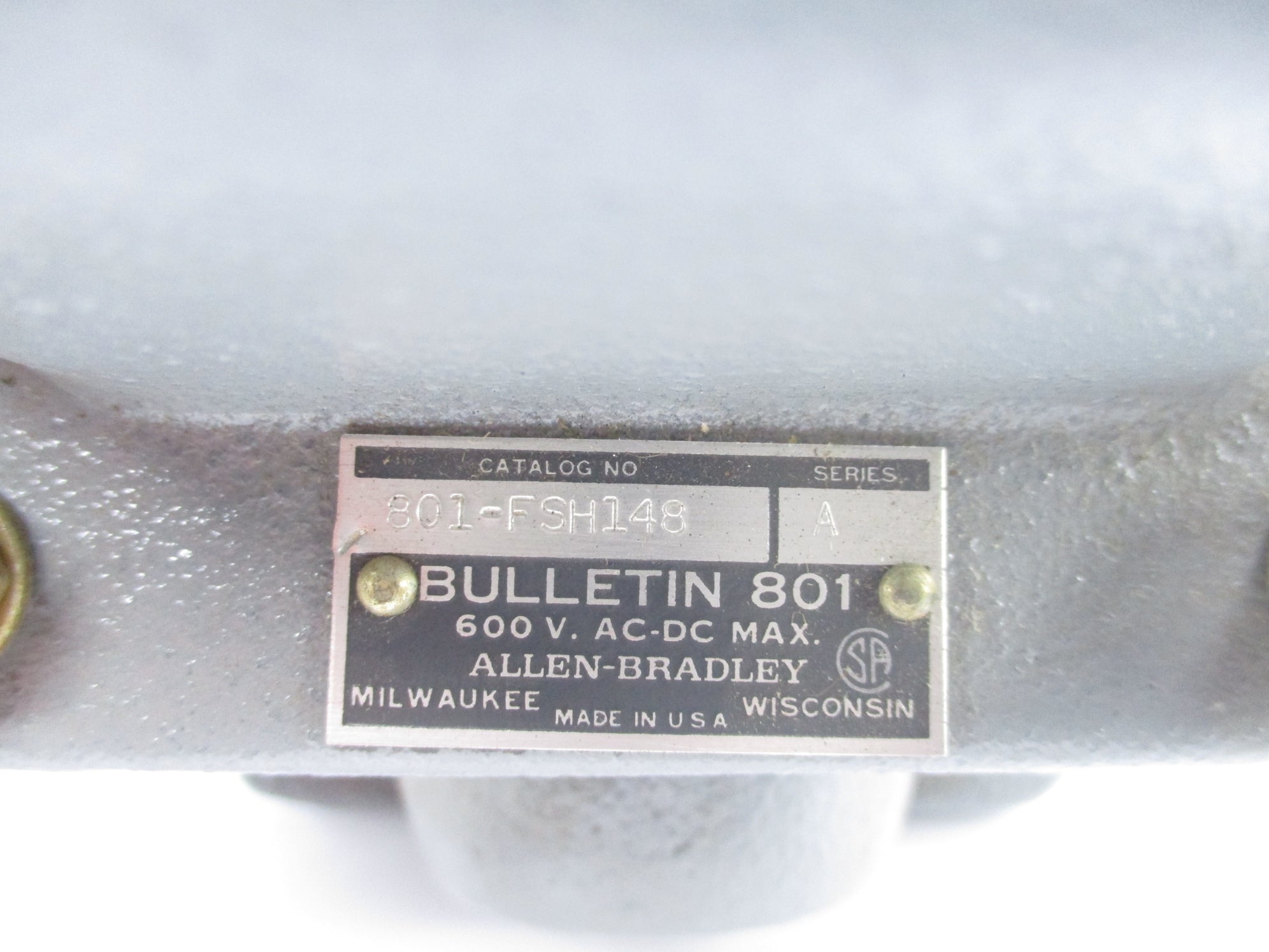 INDUSTRIAL SPARE PART 801-FSH148 SER. A NSNP