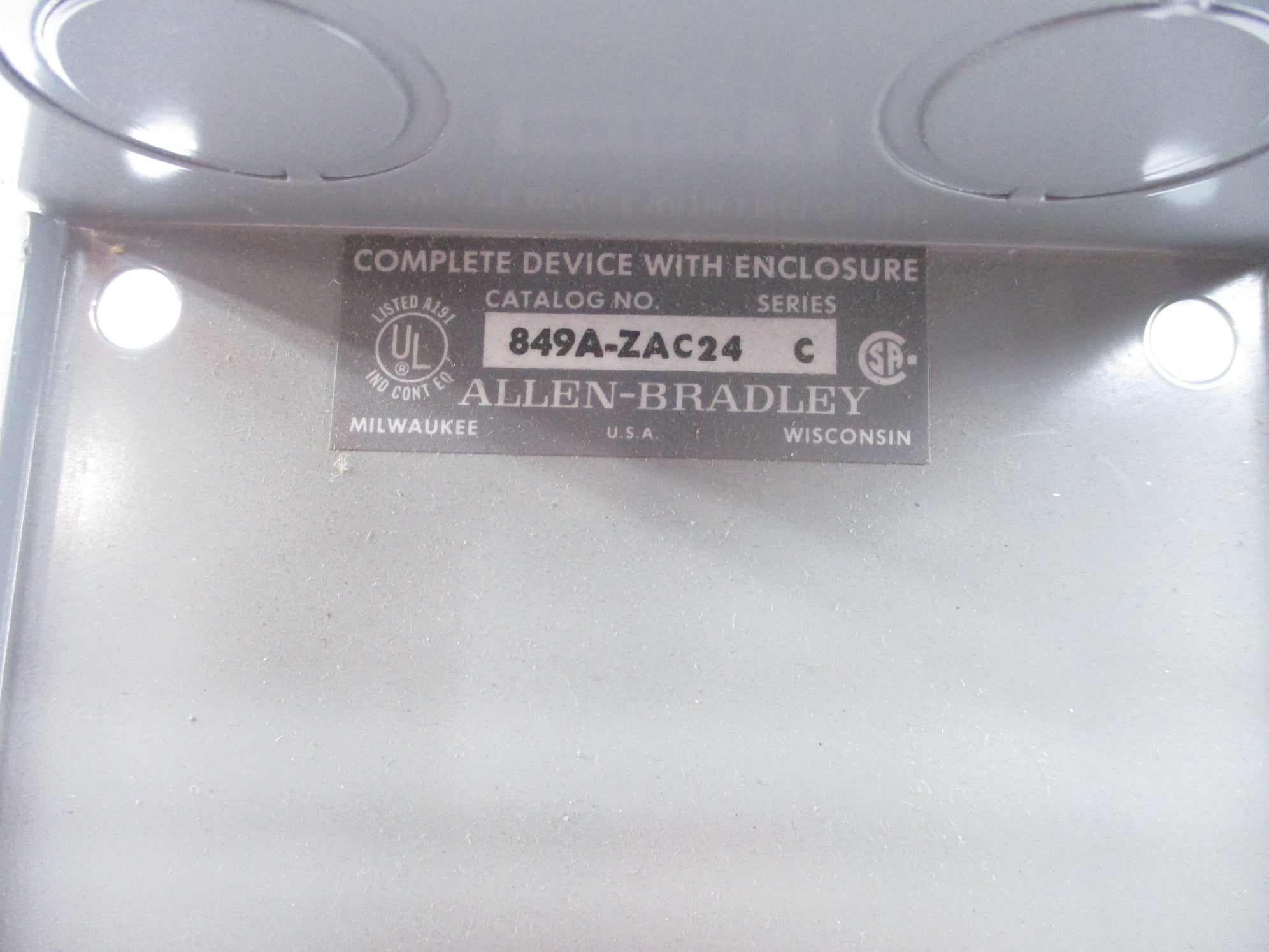 INDUSTRIAL SPARE PART 849A-ZAC24 SER. C 600V NSNP