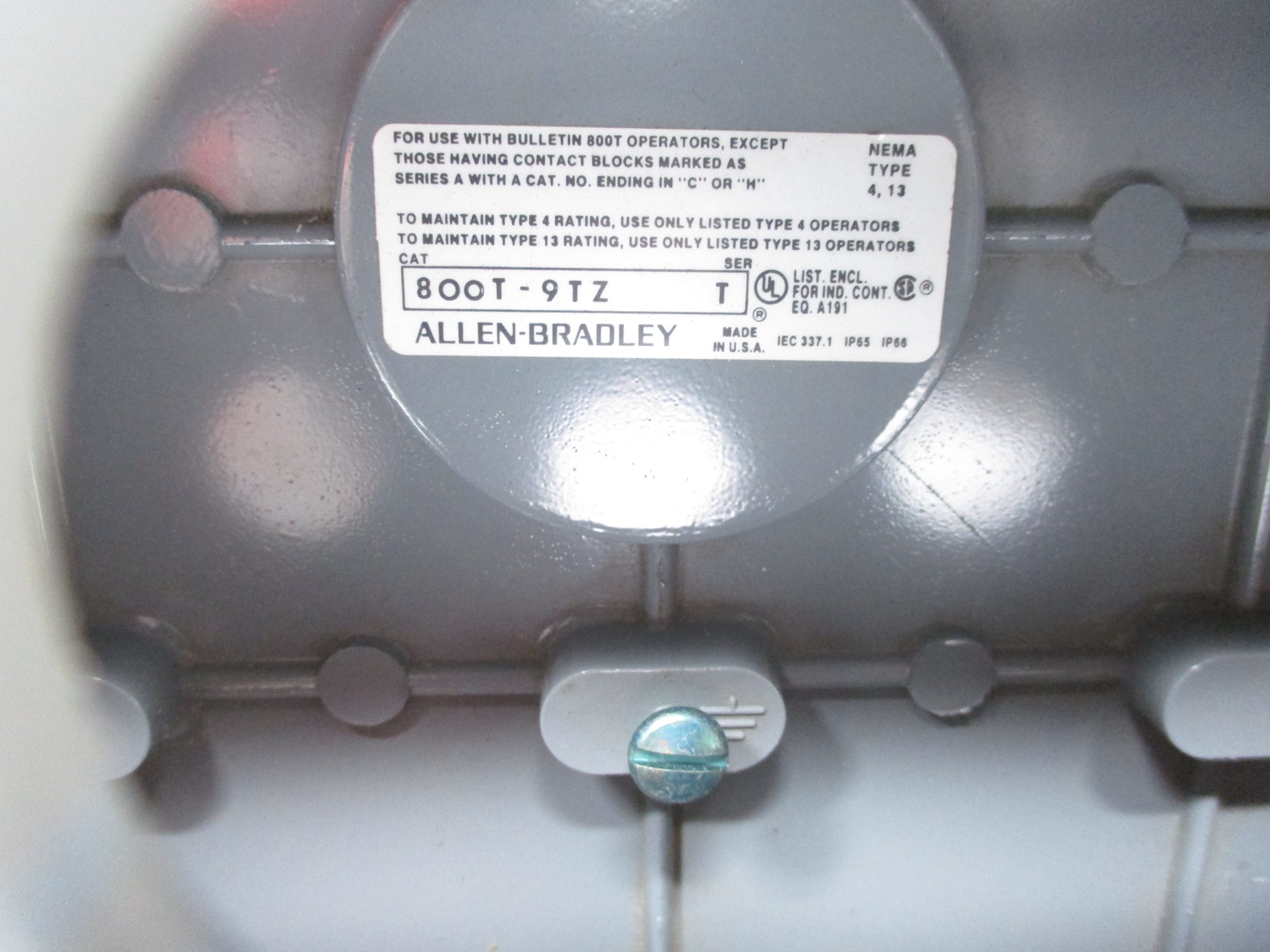 INDUSTRIAL SPARE PART 800T-9TZ SER. T (AS PICTURED) NSNP