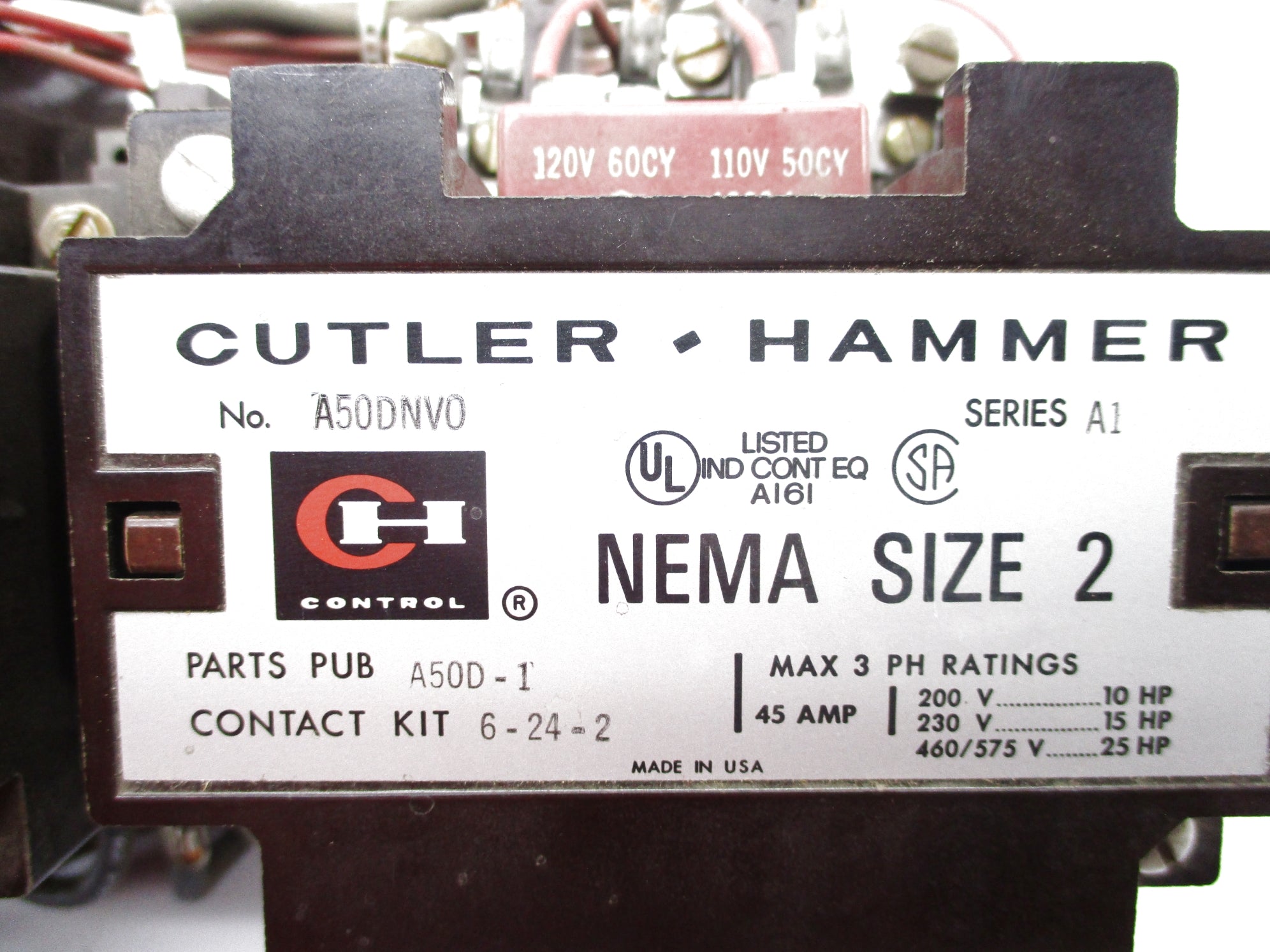 CUTLER HAMMER A50DNV0 SER. A1 NSNP
