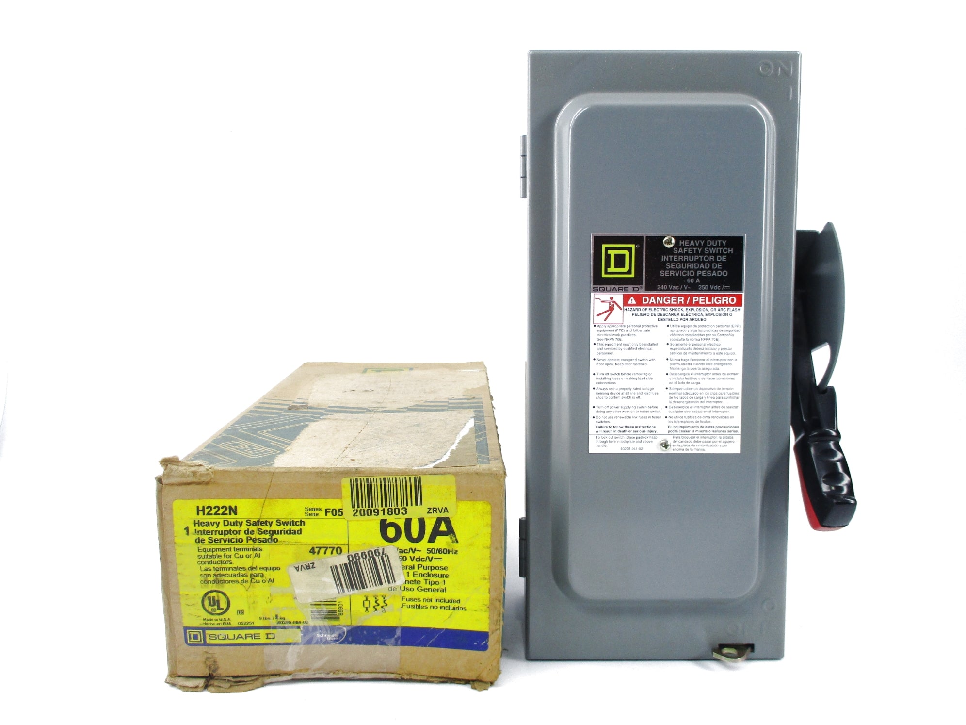SQUARE D H222N SER. F05 NSMP