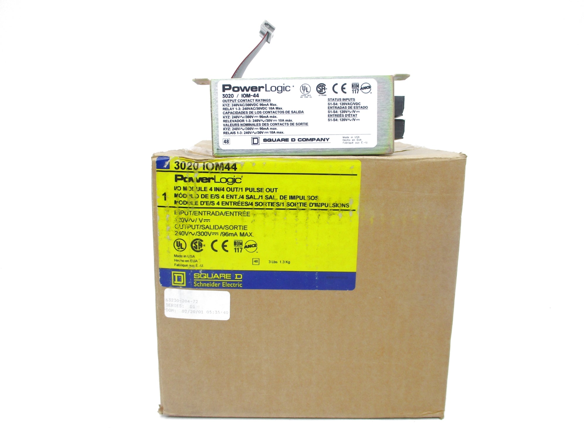 SQUARE D 3020IOM44 NSMP