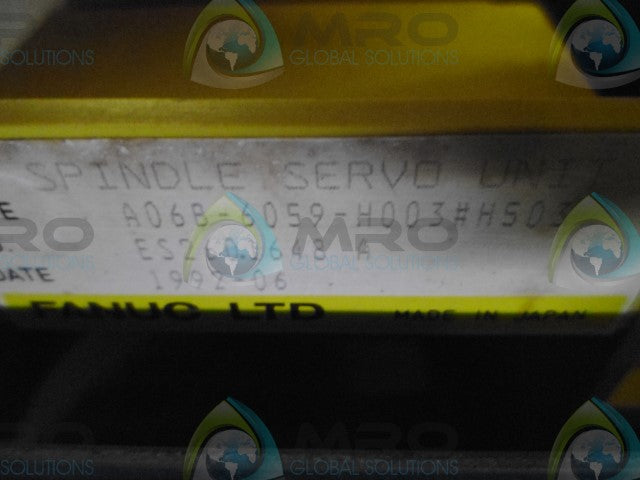 FANUC A06B-6059-H003#H503 *USED*