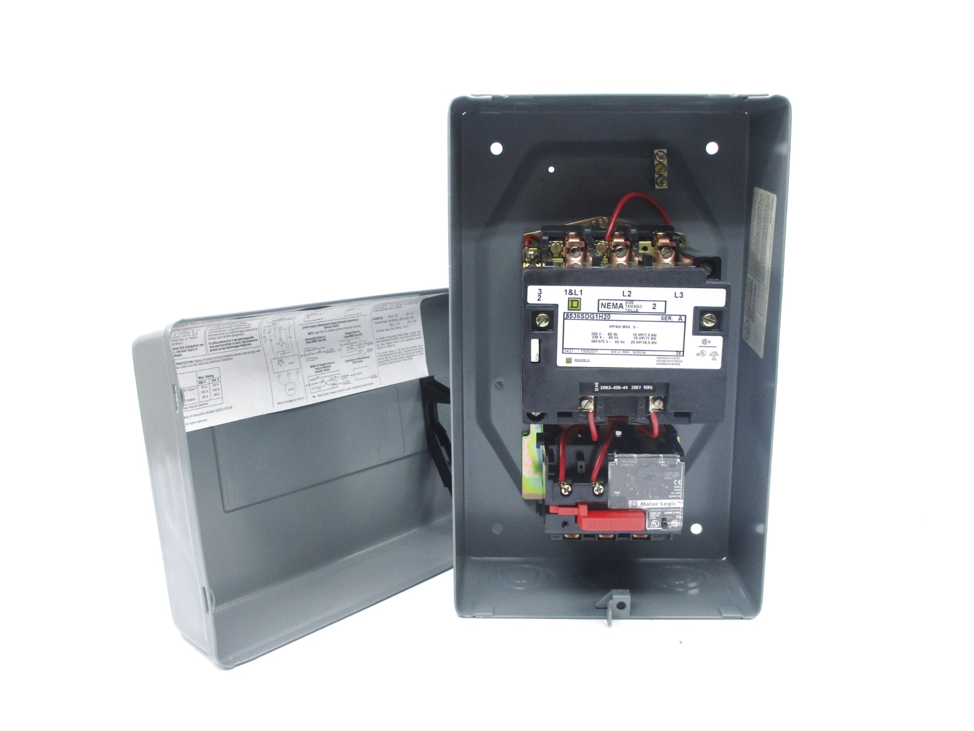 SQUARE D 8536SDG1V08H20 SER. A NSMP