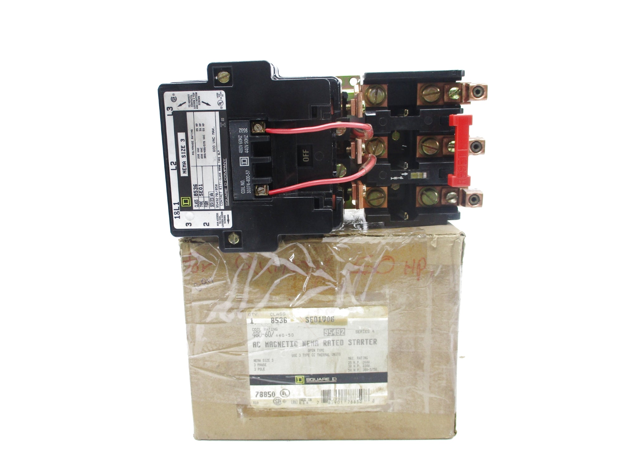 SQUARE D 8536SEO1V06 SER. A NSMP