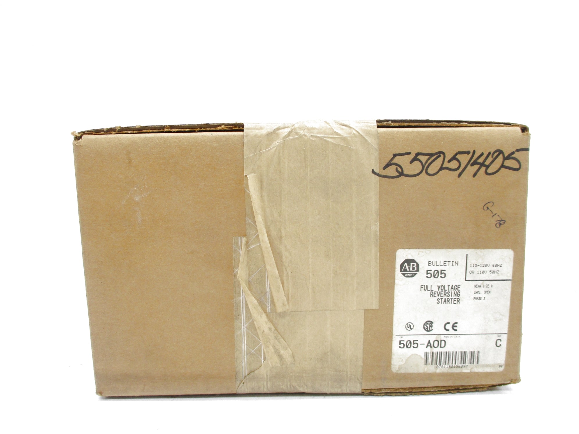 ALLEN BRADLEY 505-AOD SER. C 110/115-120V (BR/WH) NSFS