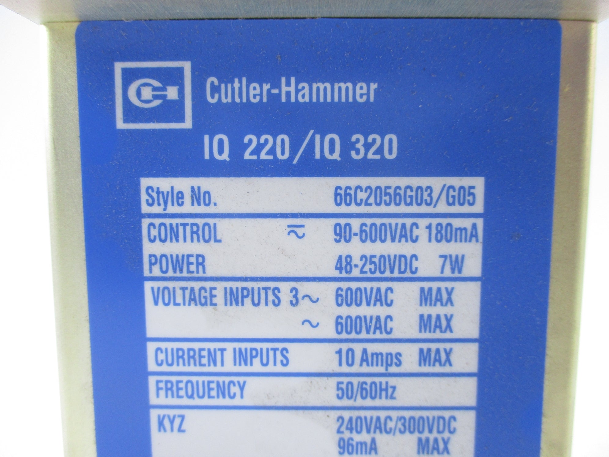 CUTLER HAMMER 66C2056G03/G05 NSNP