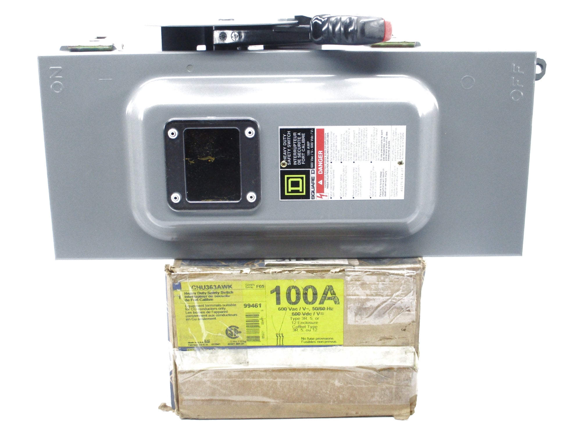 SQUARE D CHU363AWK SER. F05 NSMP