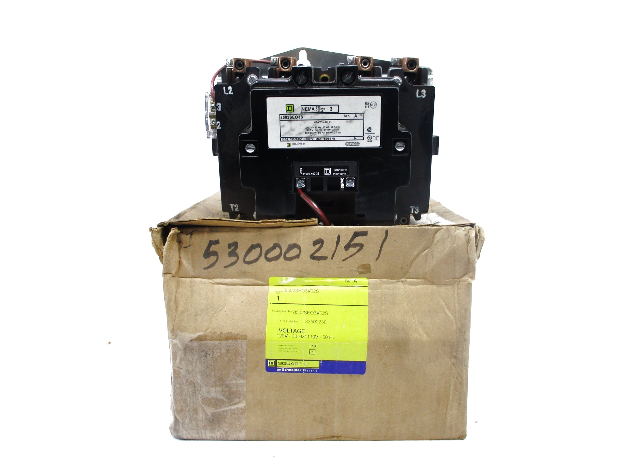 SQUARE D 8502SEO3V02S SER. A 120V NSMP