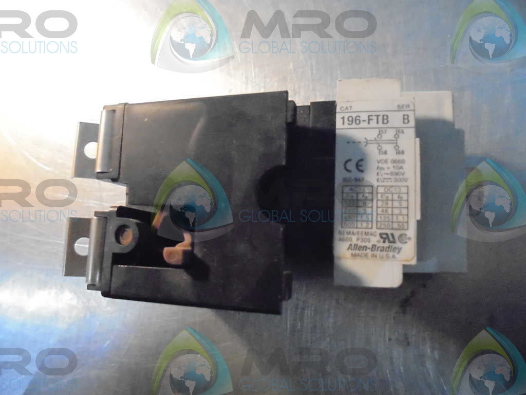 ALLEN BRADLEY 596-TR33 SER.B (TIMER & ADAPTER) *USED*
