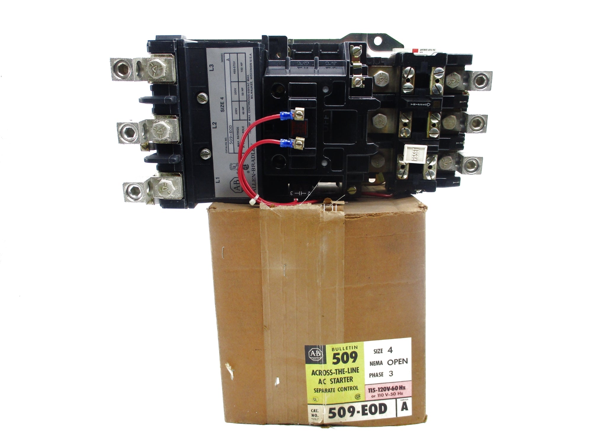 ALLEN BRADLEY 509-EOD SER. A (BR/YL) NSMP