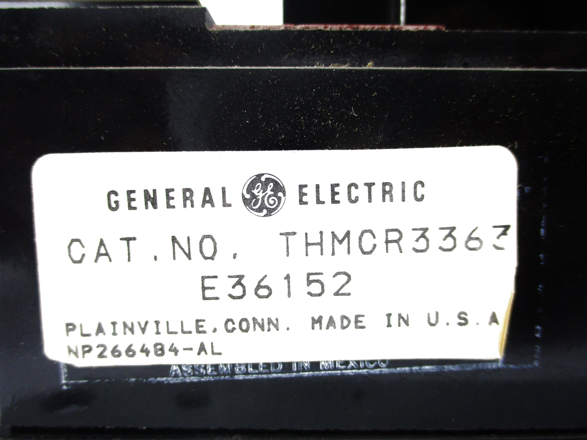 GENERAL ELECTRIC THMCR3363 NSNP