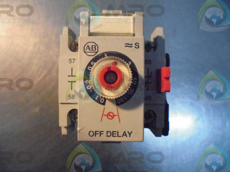 ALLEN BRADLEY 596-TL33 SER.B (TIMER & ADAPTER) *USED*