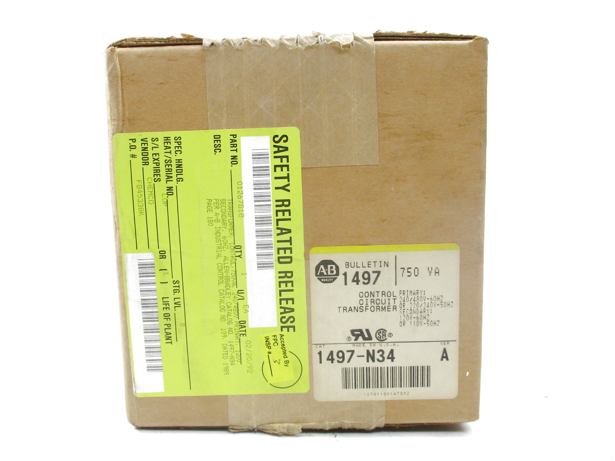 ALLEN BRADLEY 1497-N34 SER. A NSFS