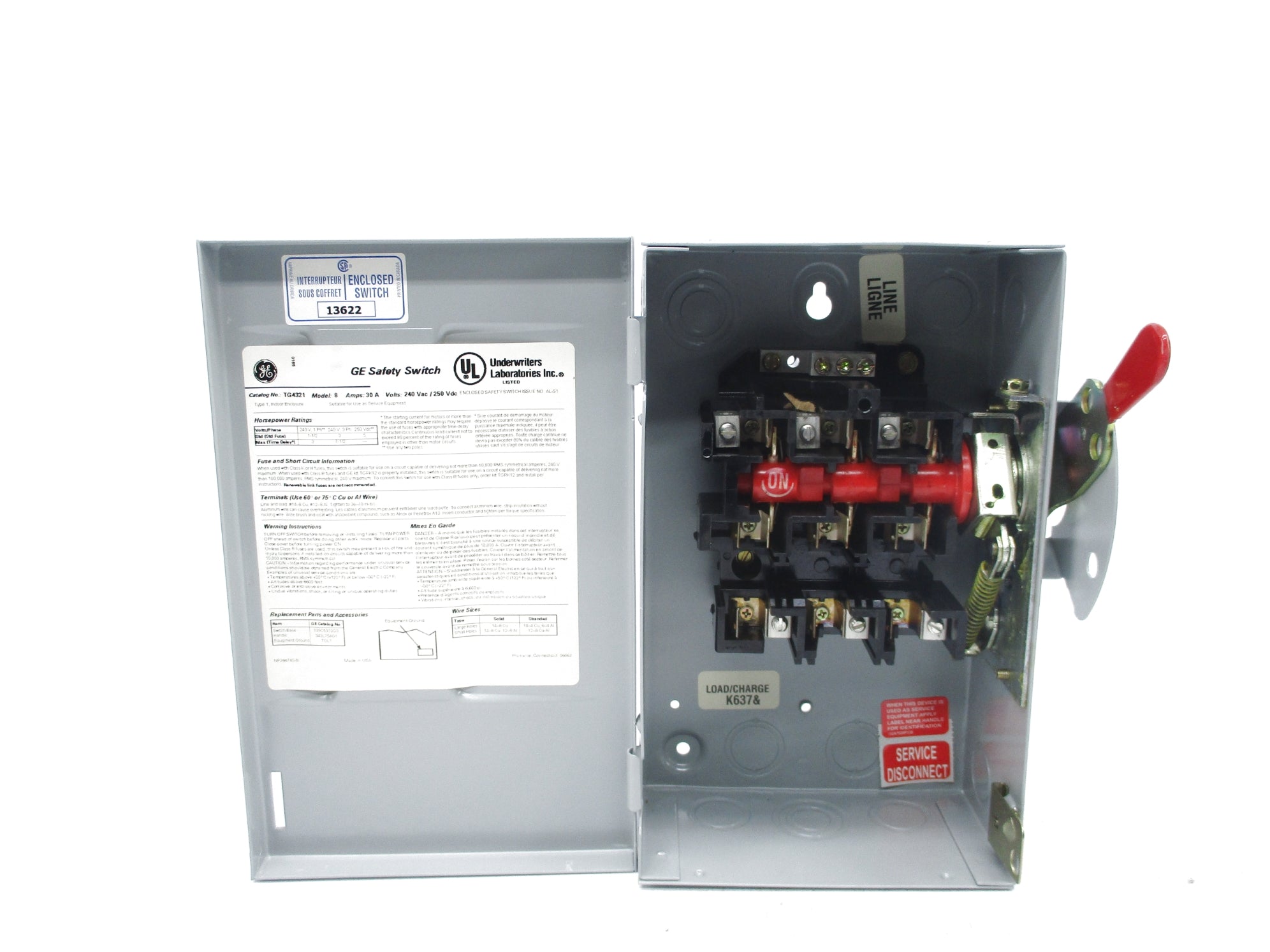 GENERAL ELECTRIC TG4321 NSMP