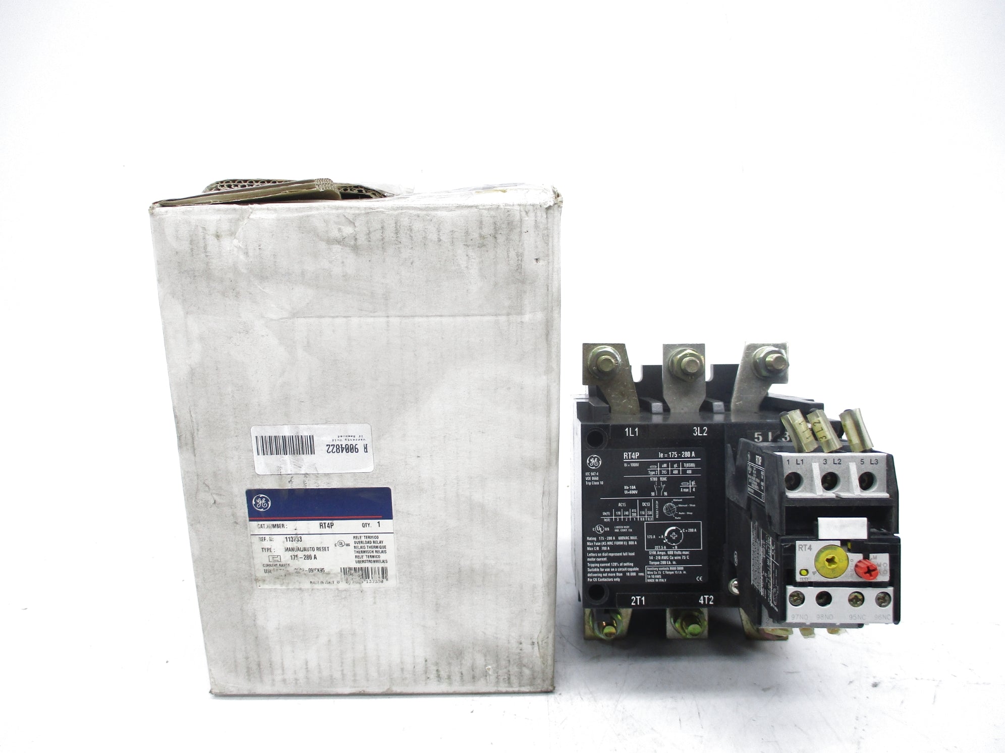 GENERAL ELECTRIC RT4P 175-280A 600V NSMP