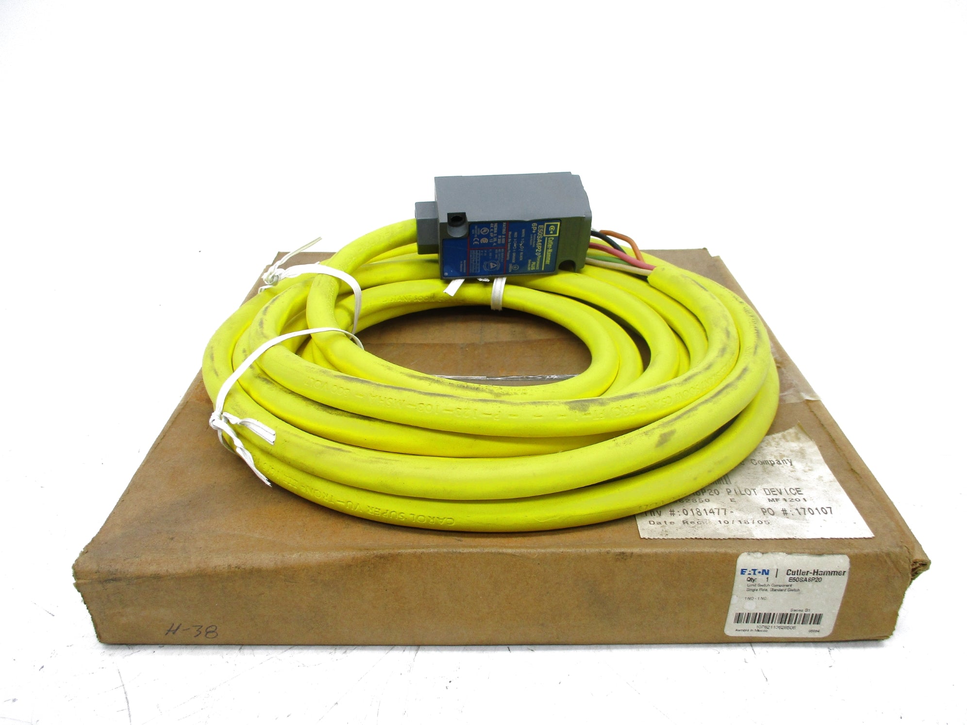 CUTLER HAMMER E50SA6P20 SER. B1 NSMP