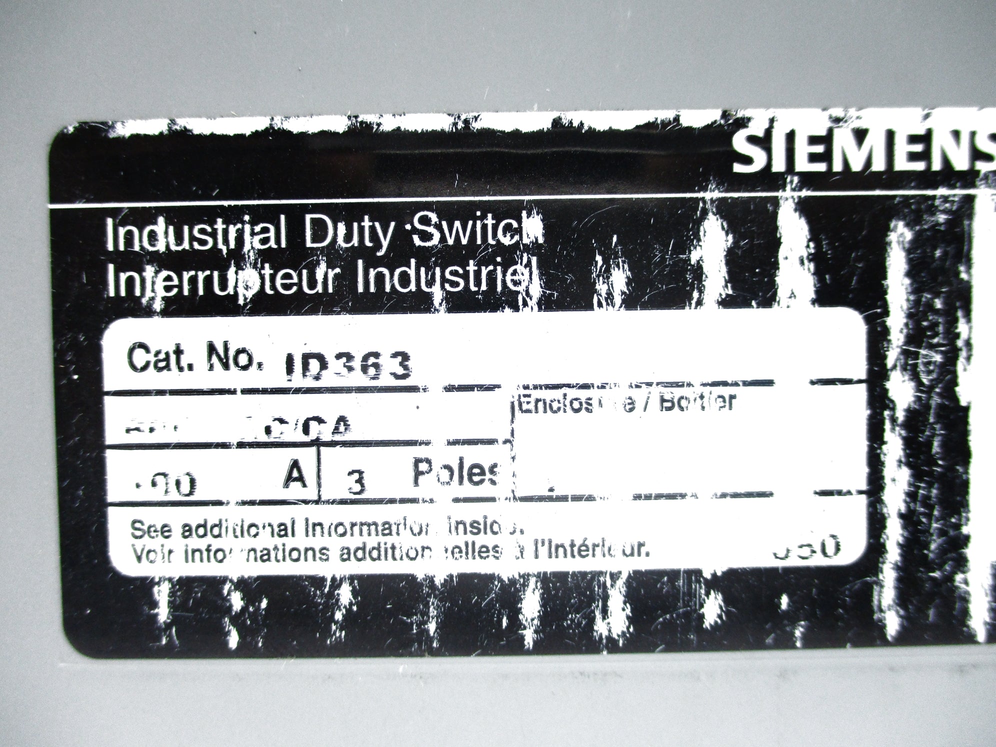 SIEMENS ID363 NSNP