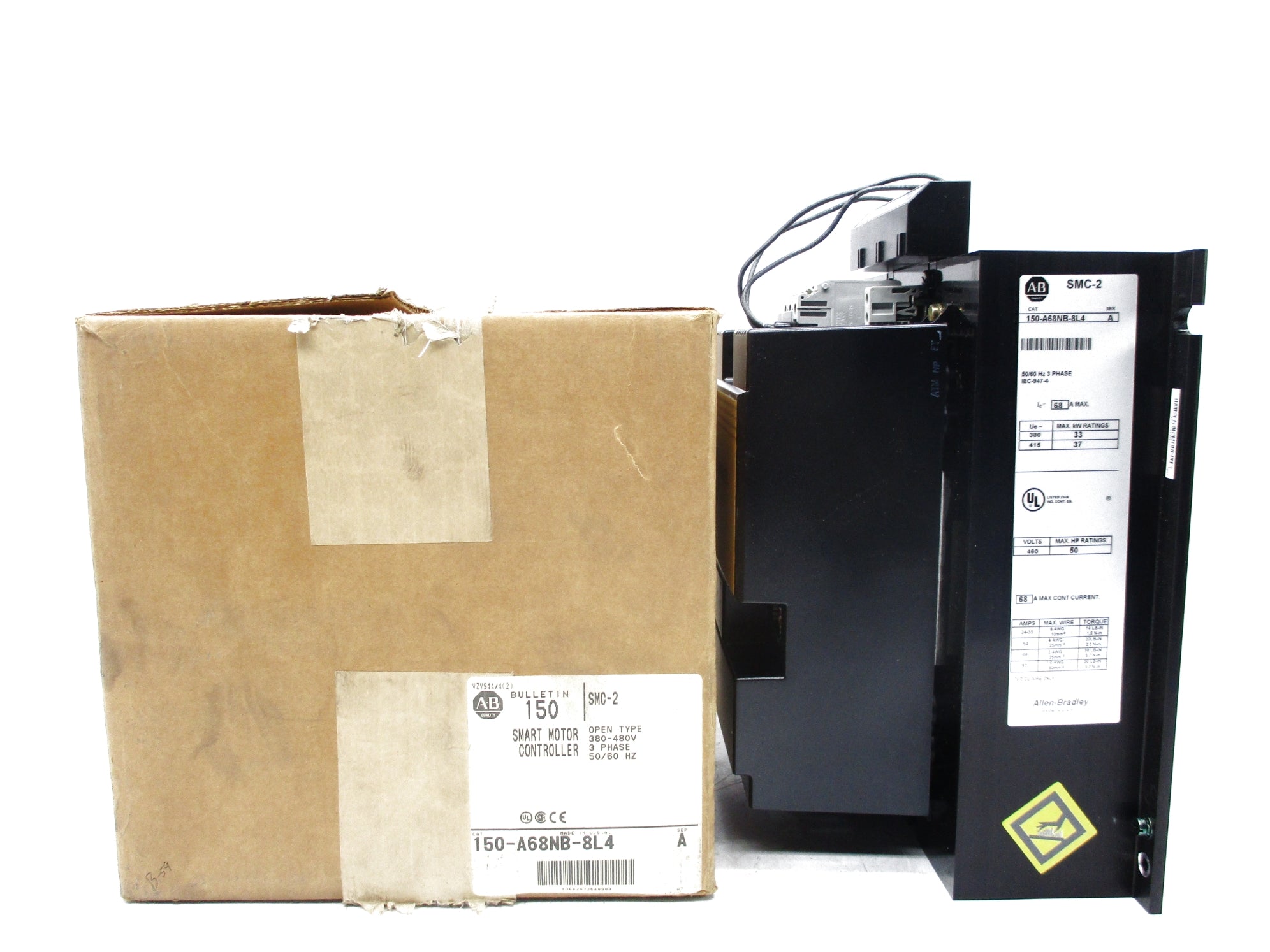 ALLEN BRADLEY 150-A68NB-8L4 SER. A (BR/WH) NSMP