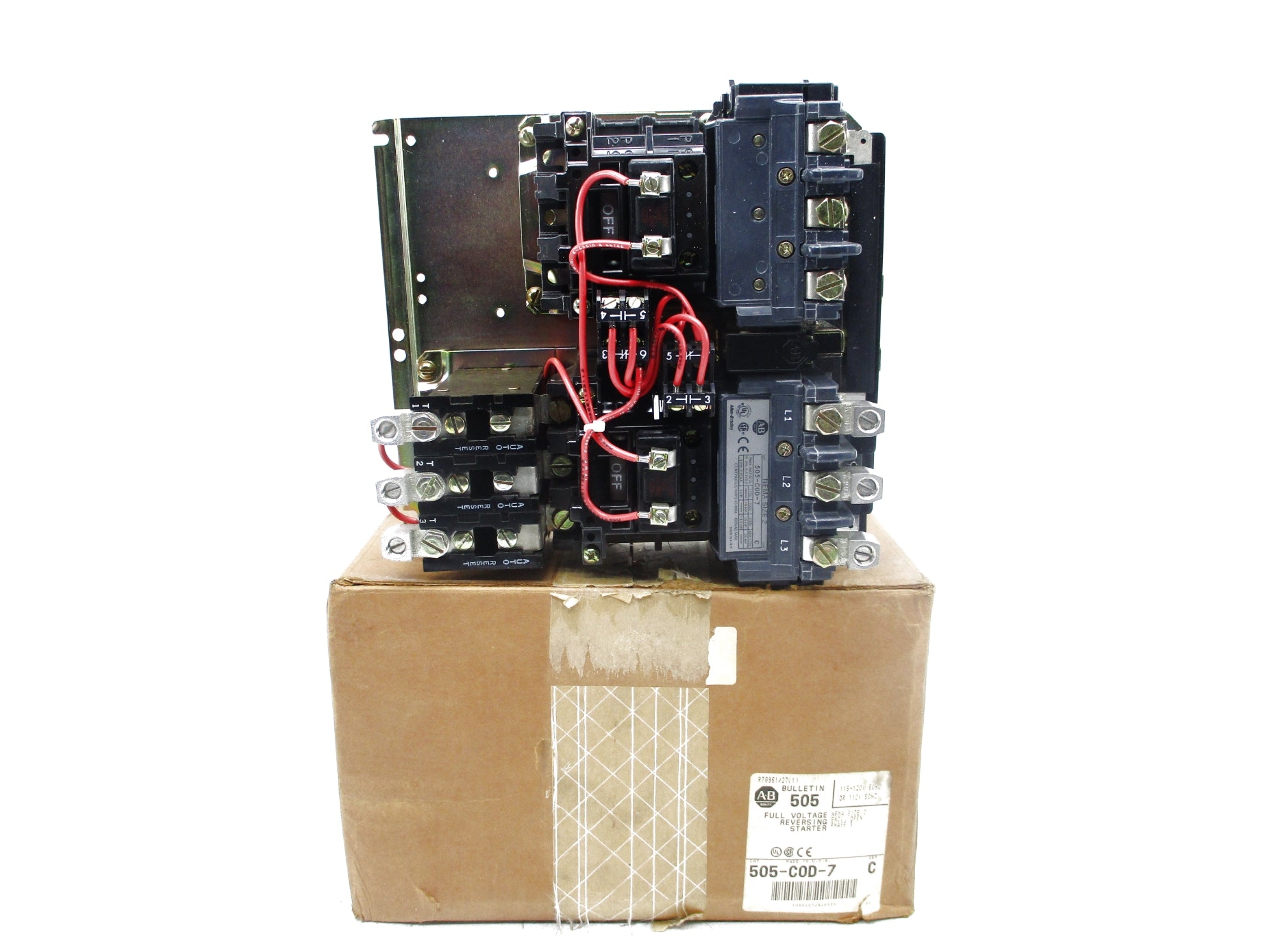 ALLEN BRADLEY 505-COD-7 SER. C (BR/WH) NSMP
